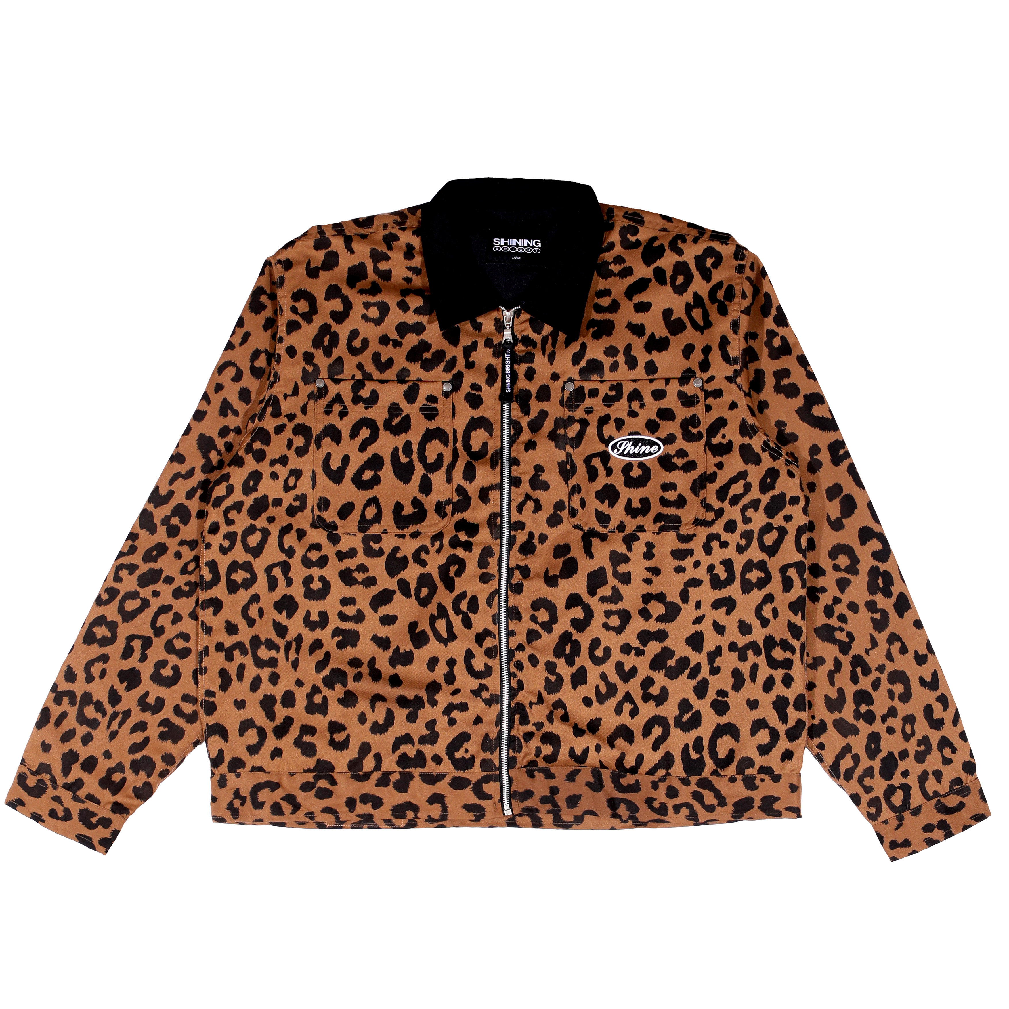 Shining Bright Leopard Jacket - Brown
