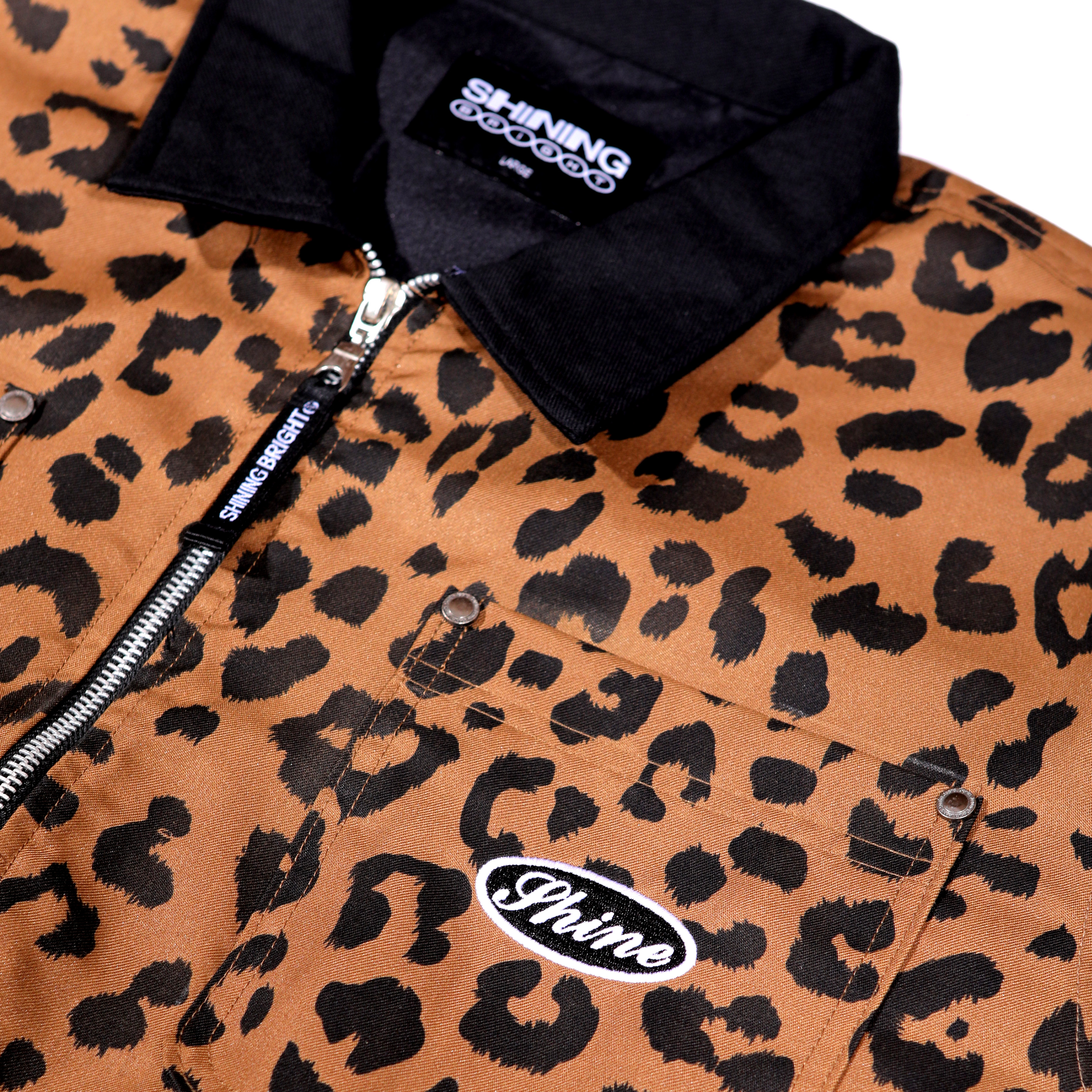 Shining Bright Leopard Jacket - Brown