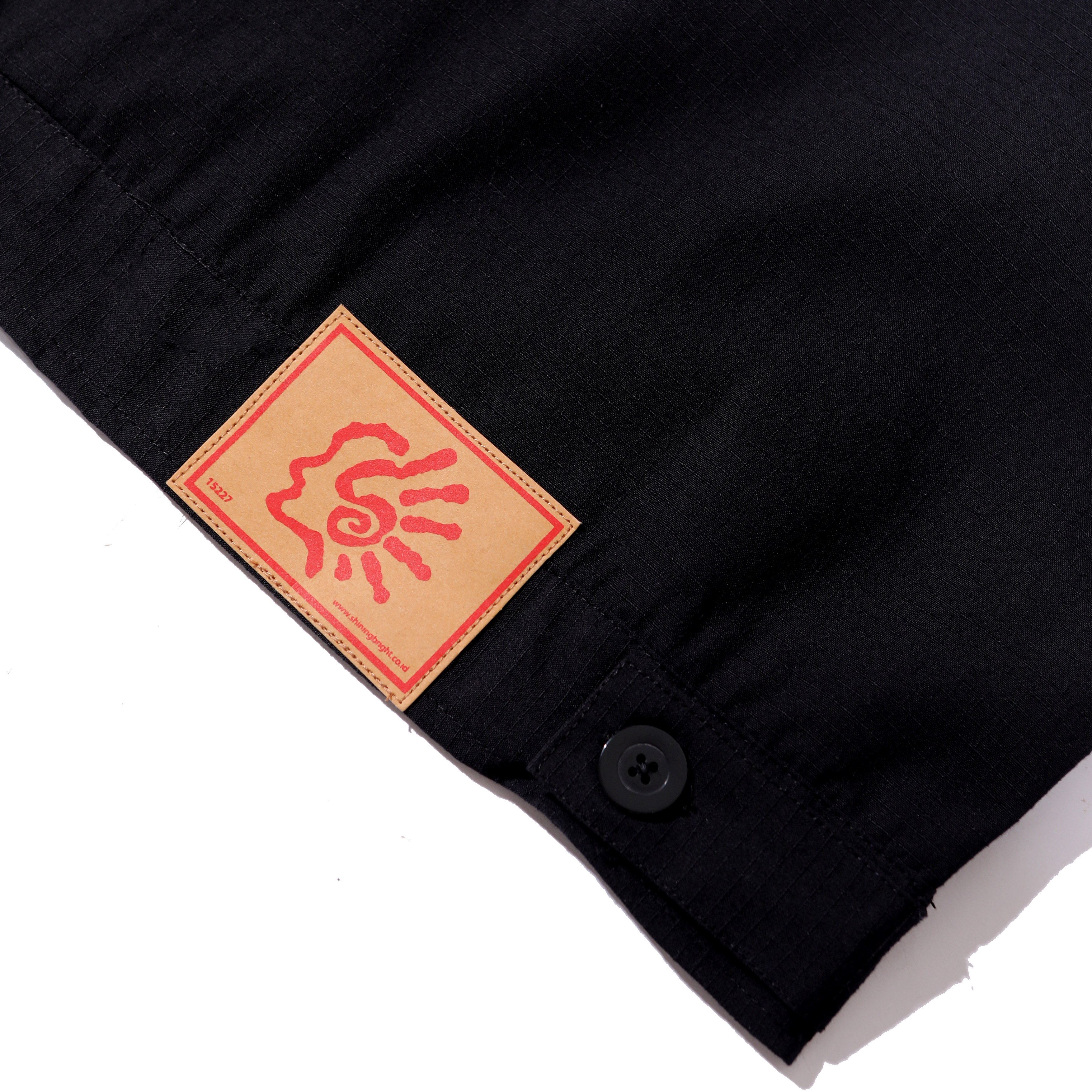 Shining Bright Ripstop Trucker Jacket - Black