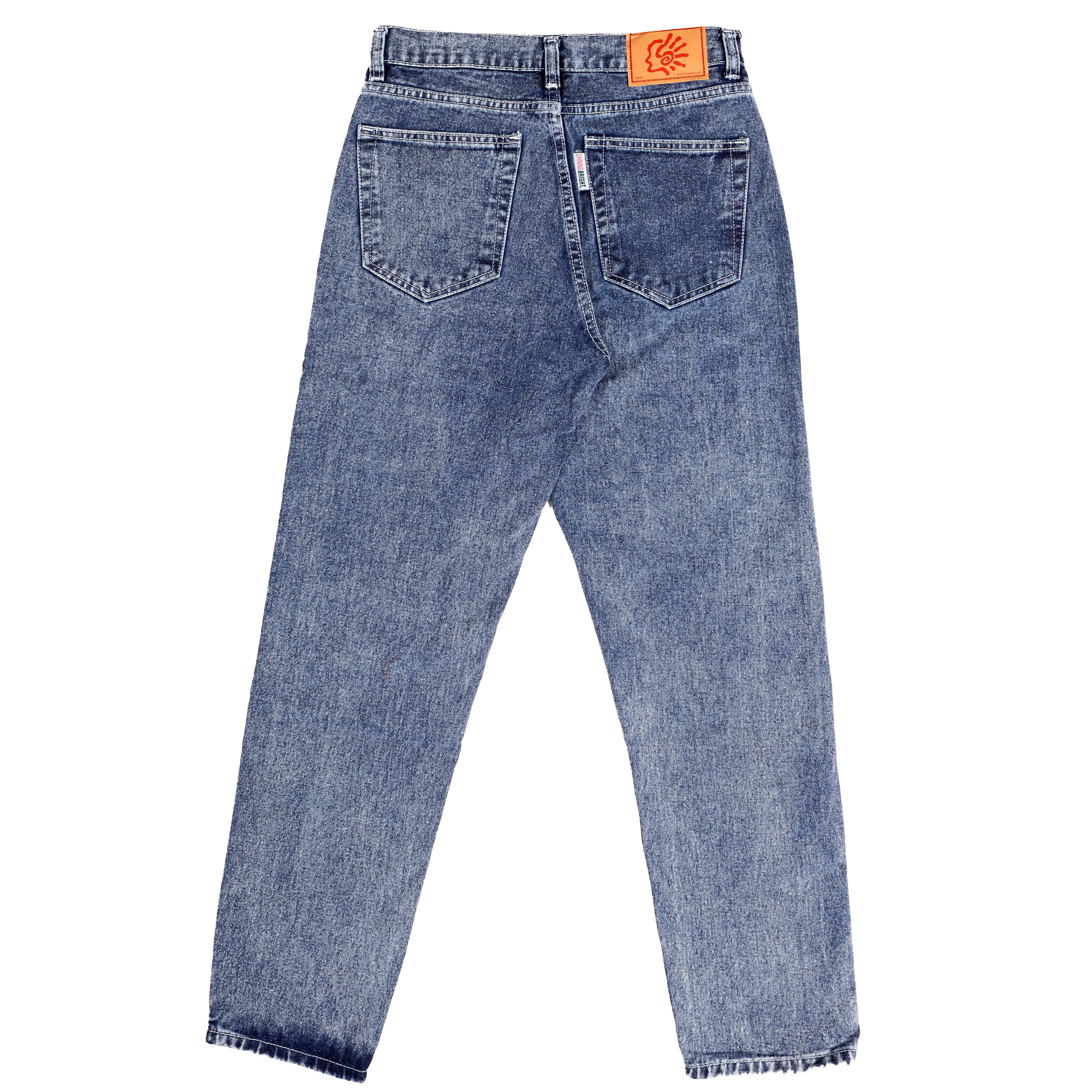 Shining Bright Reguler Long Pants Denim - Blue Snow Wash