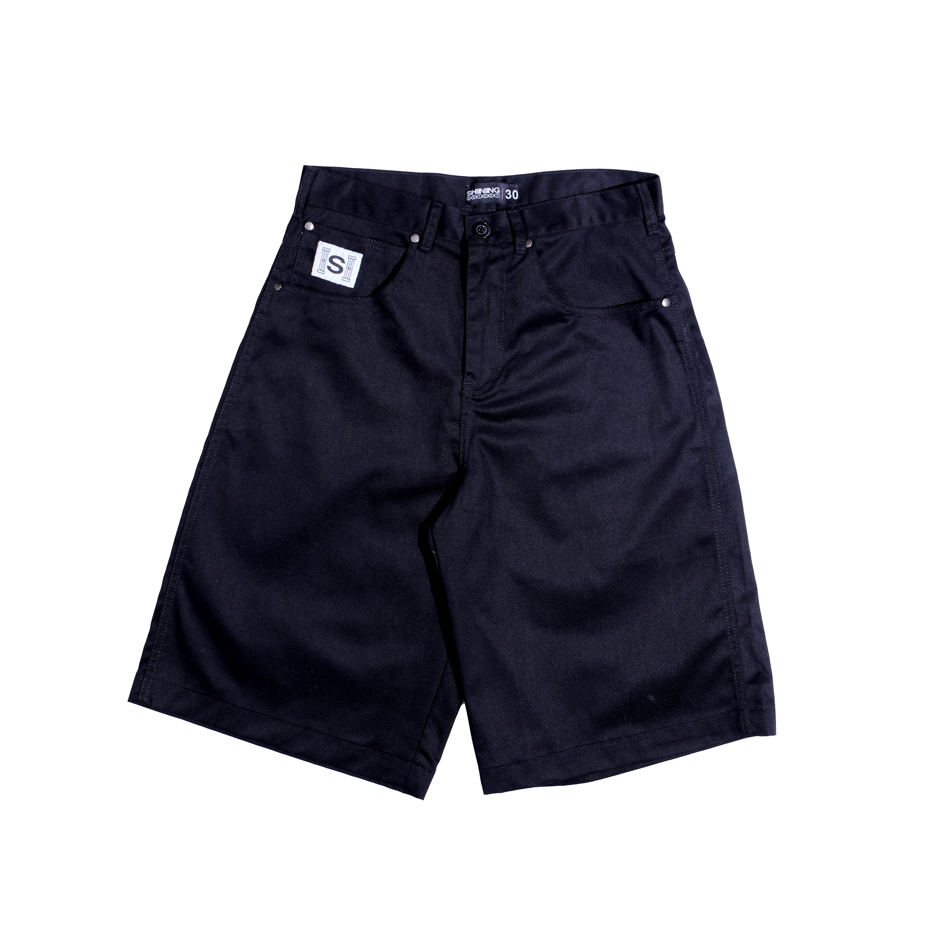 Shining Bright Reguler Jorts Pants - Black