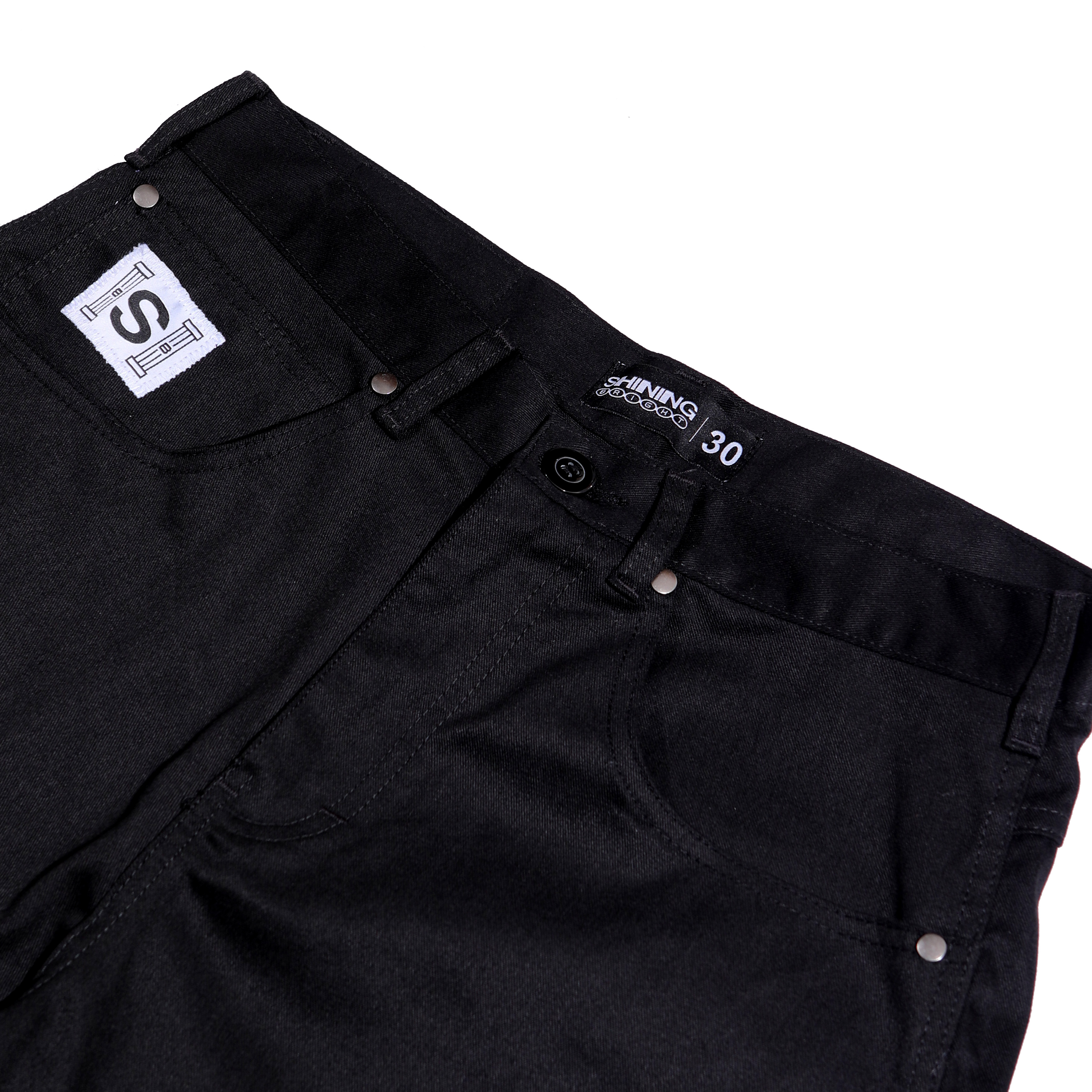 Shining Bright Reguler Jorts Pants - Black