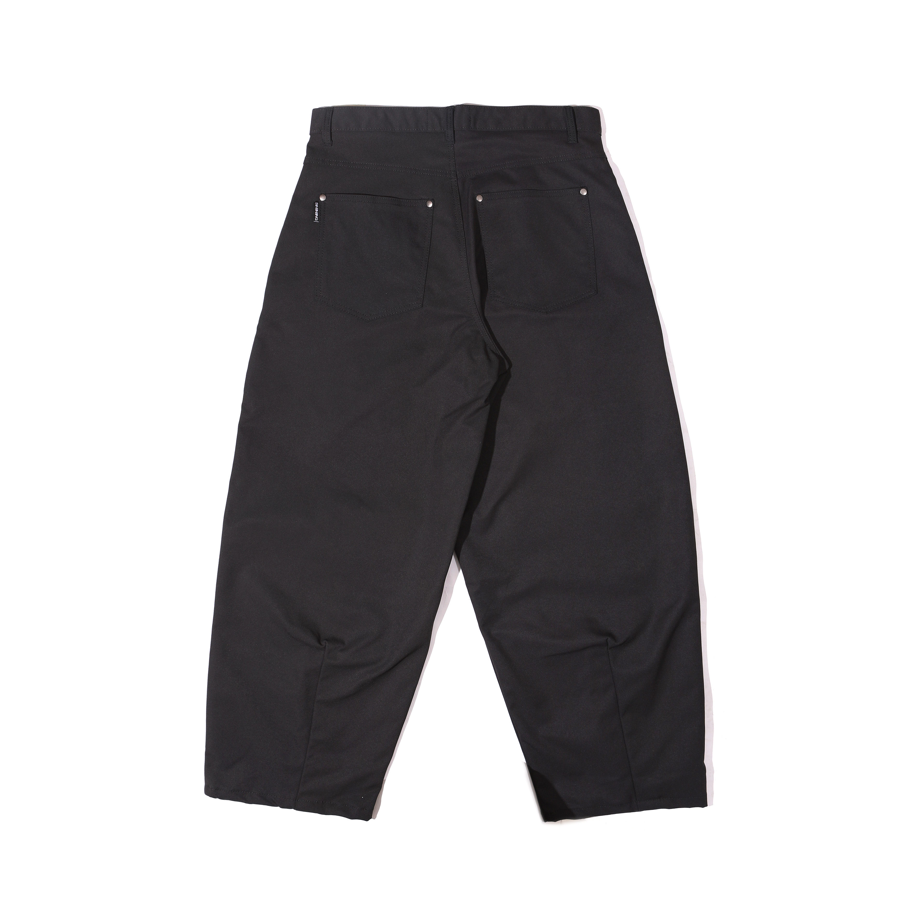 Shining Bright Rample Barrel Long Pants - Black