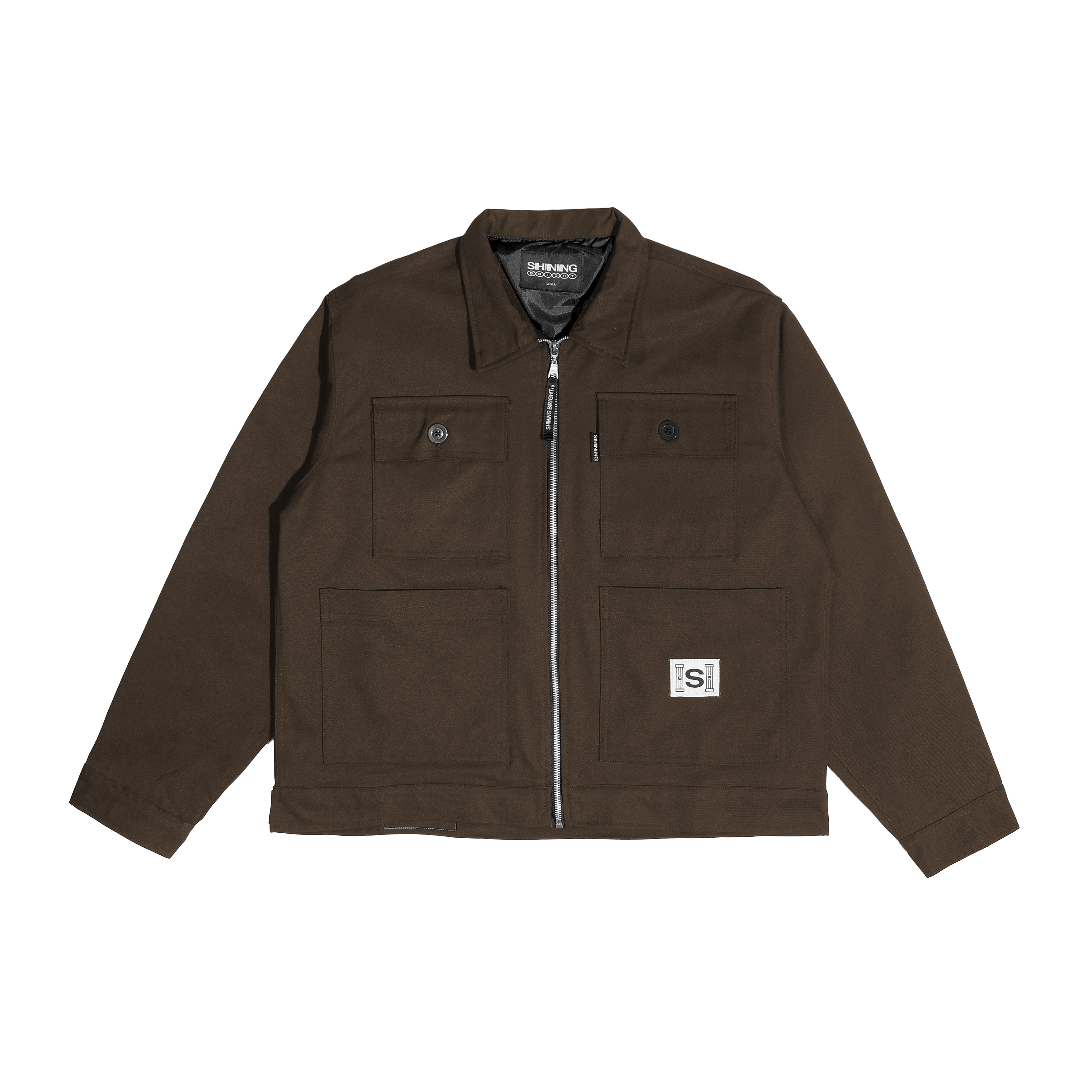 Shining Bright Chore Twill Jacket - Dark Brown