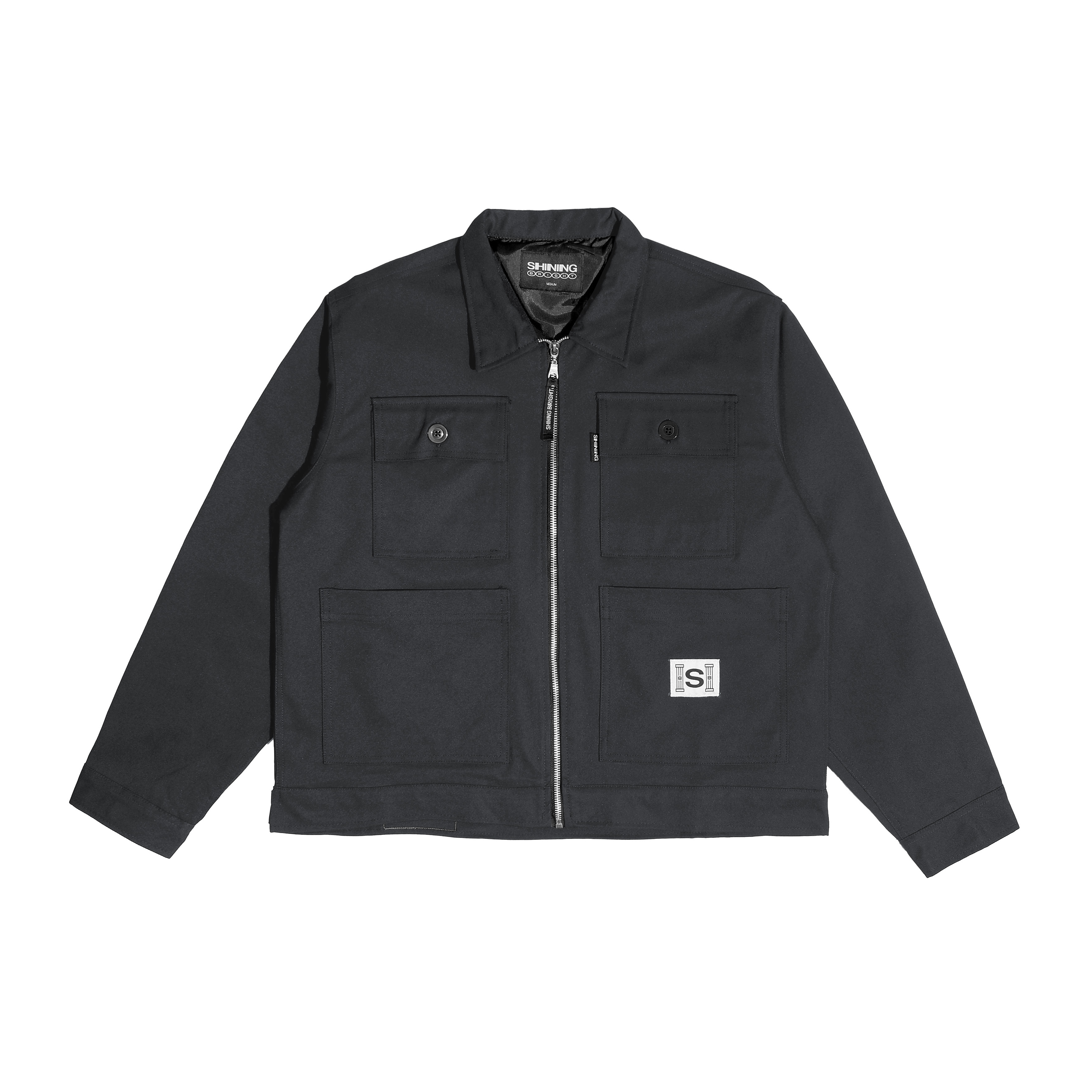 Shining Bright Chore Twill Jacket - Dark Grey