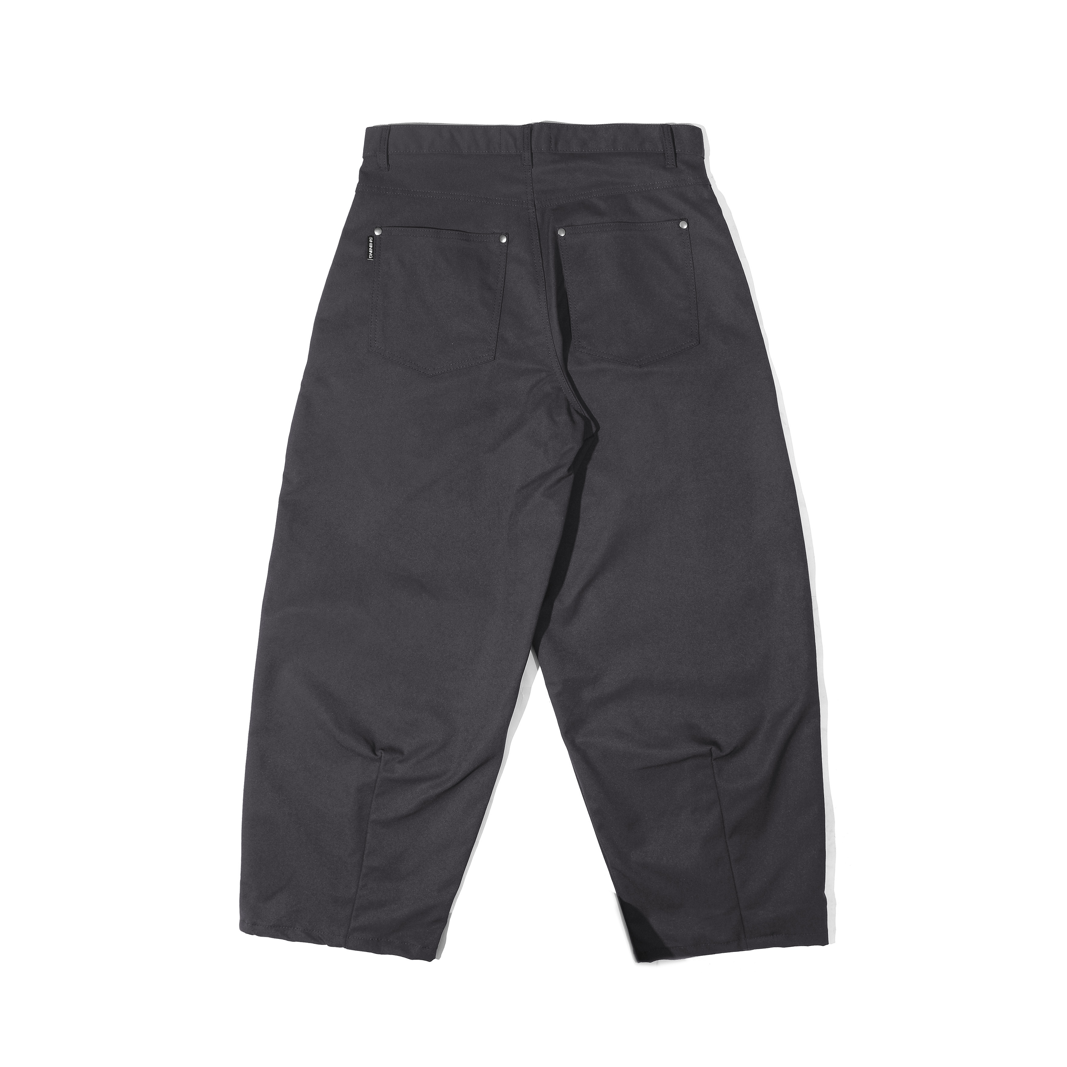 Shining Bright Rample Barrel Long Pants - Dark Grey