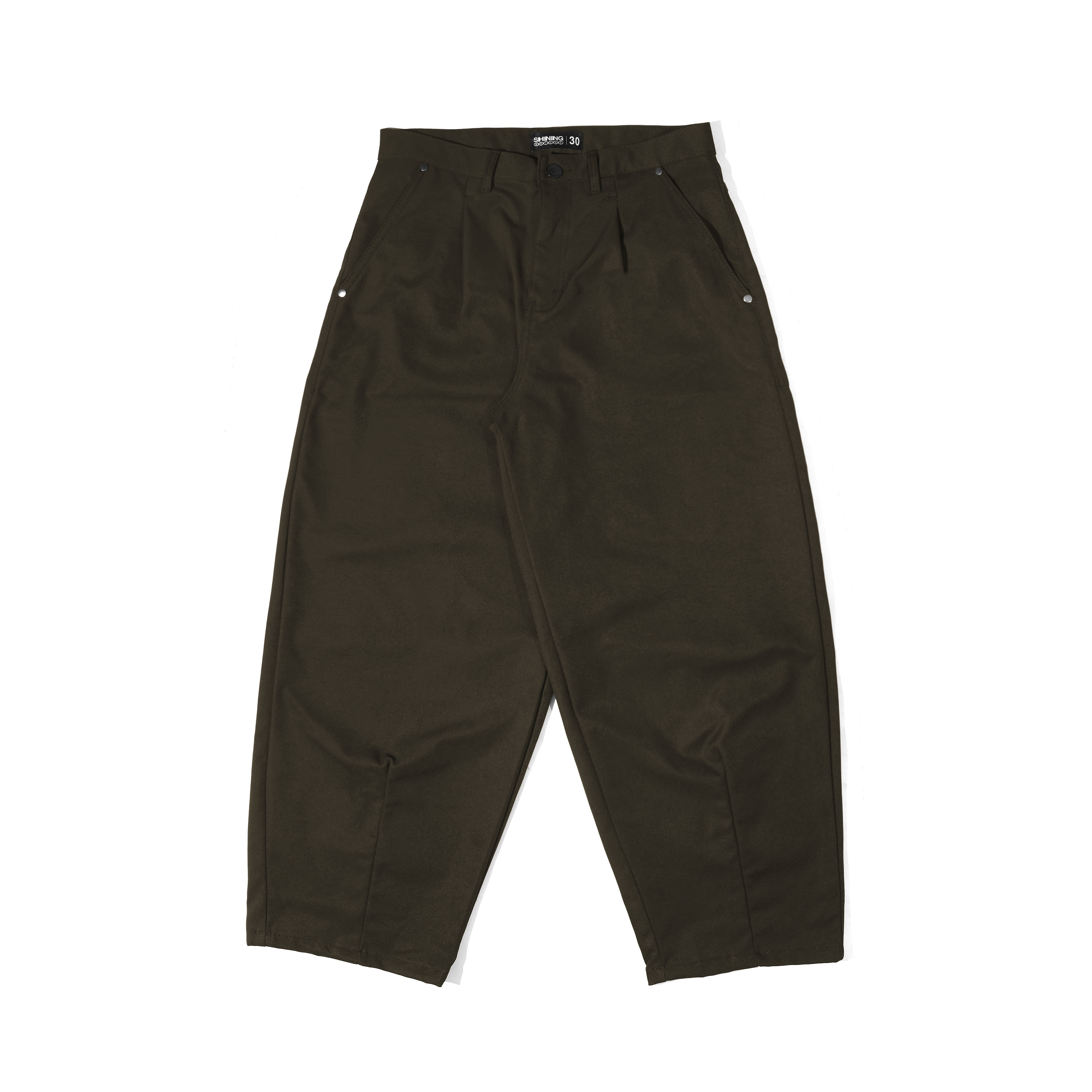 Shining Bright Rample Barrel Long Pants - Army