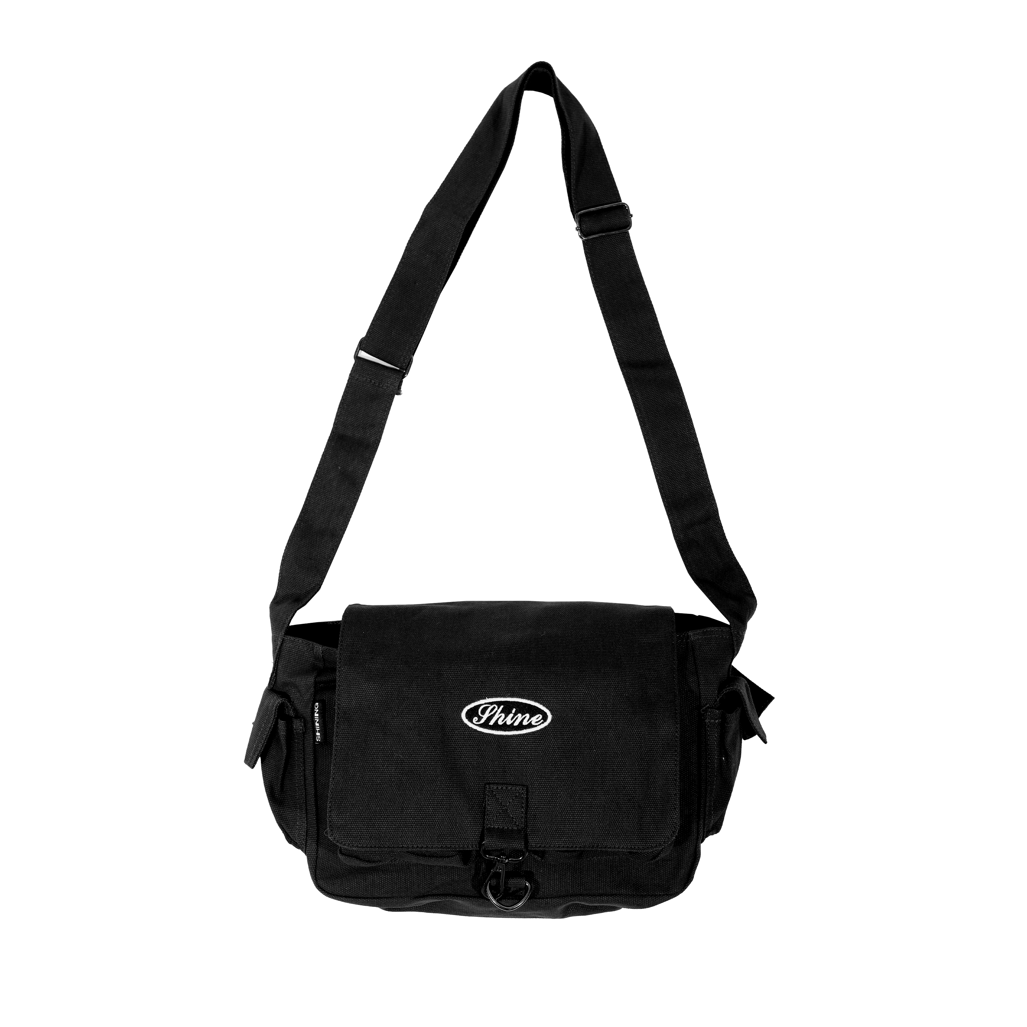 Shining Bright Med Messenger Bag - Black