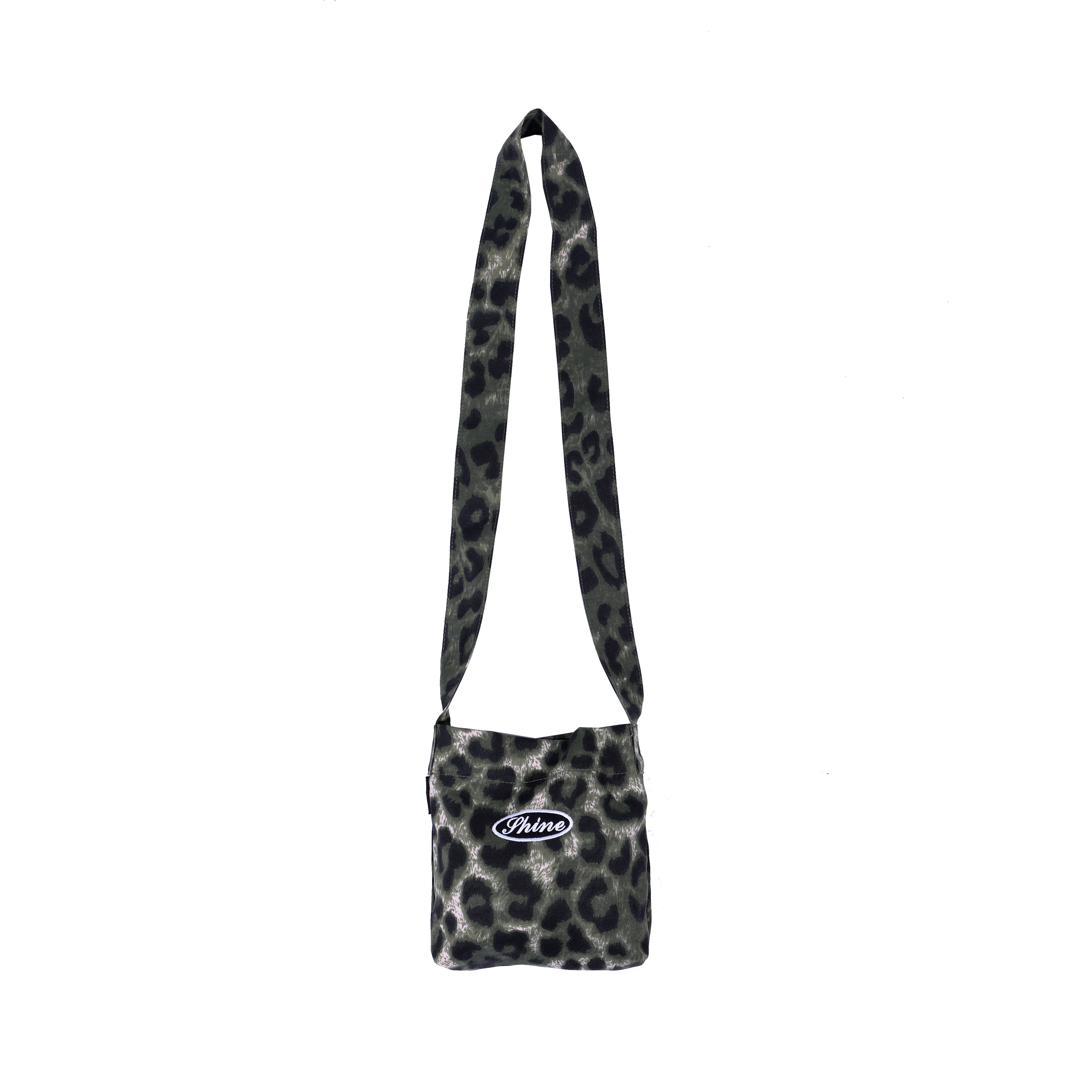 Shining Bright Leopard Mini Slingbag - Green