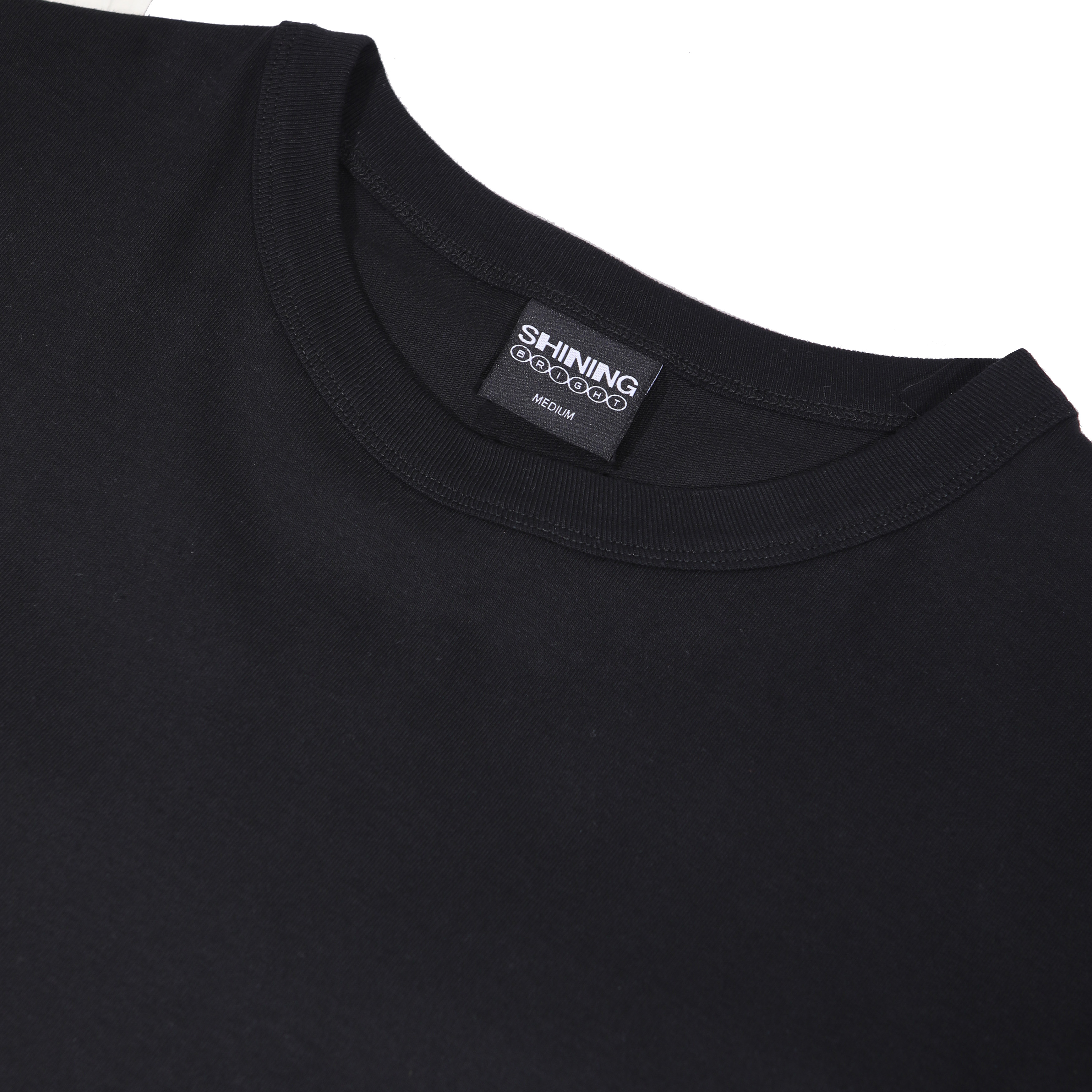 Shining Bright Fitted Tshirt - Black