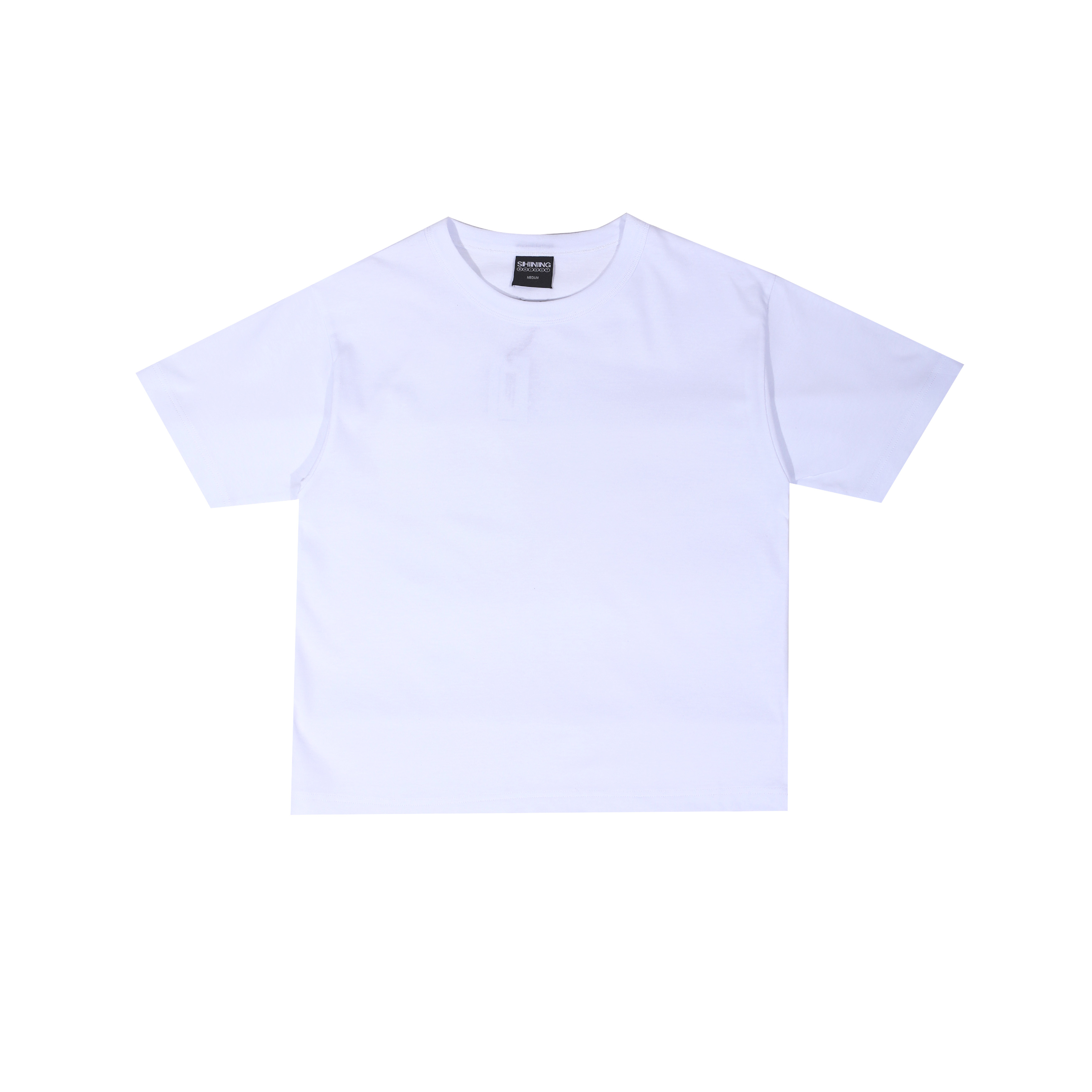 Shining Bright Fitted Tshirt - White