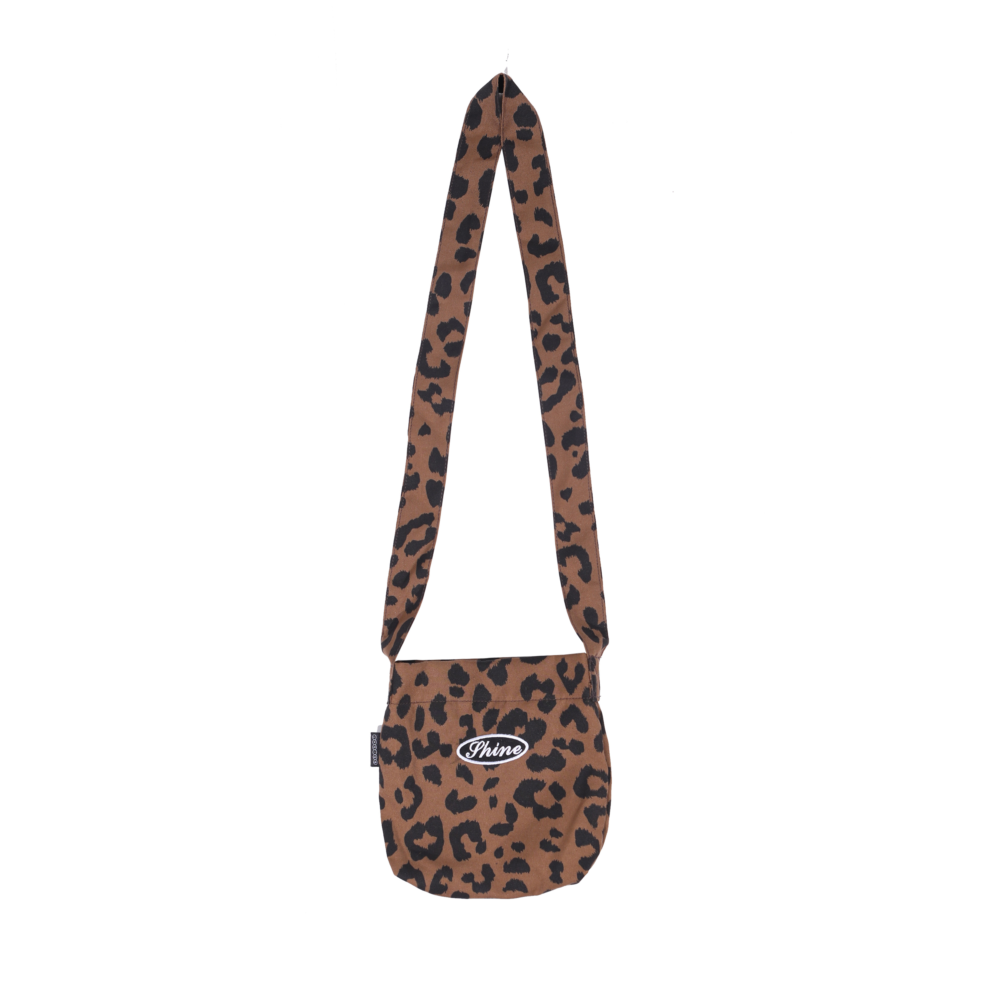Shining Bright Leopard Mini Slingbag - Brown