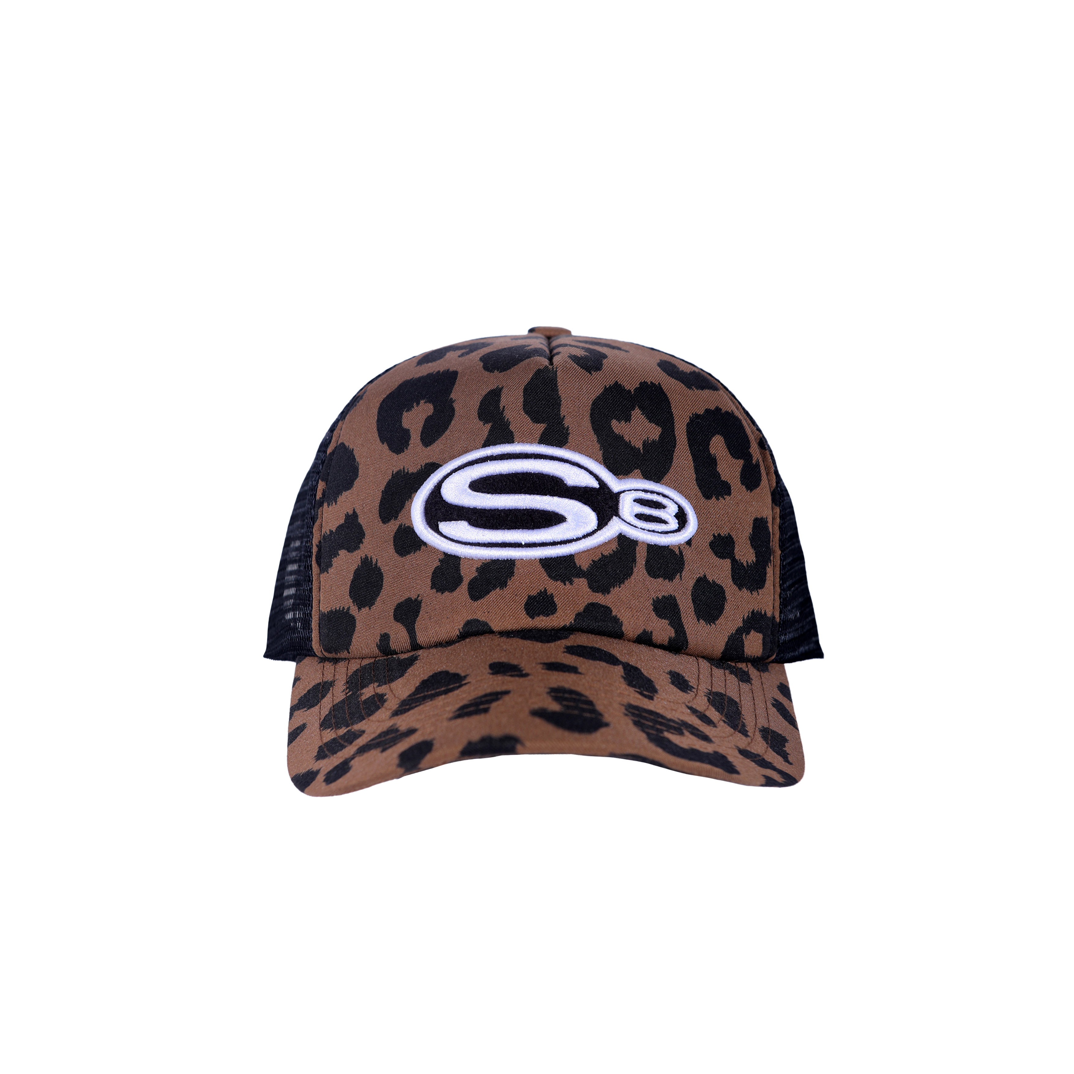 Shining Bright Leopard Trucker Cap - Brown