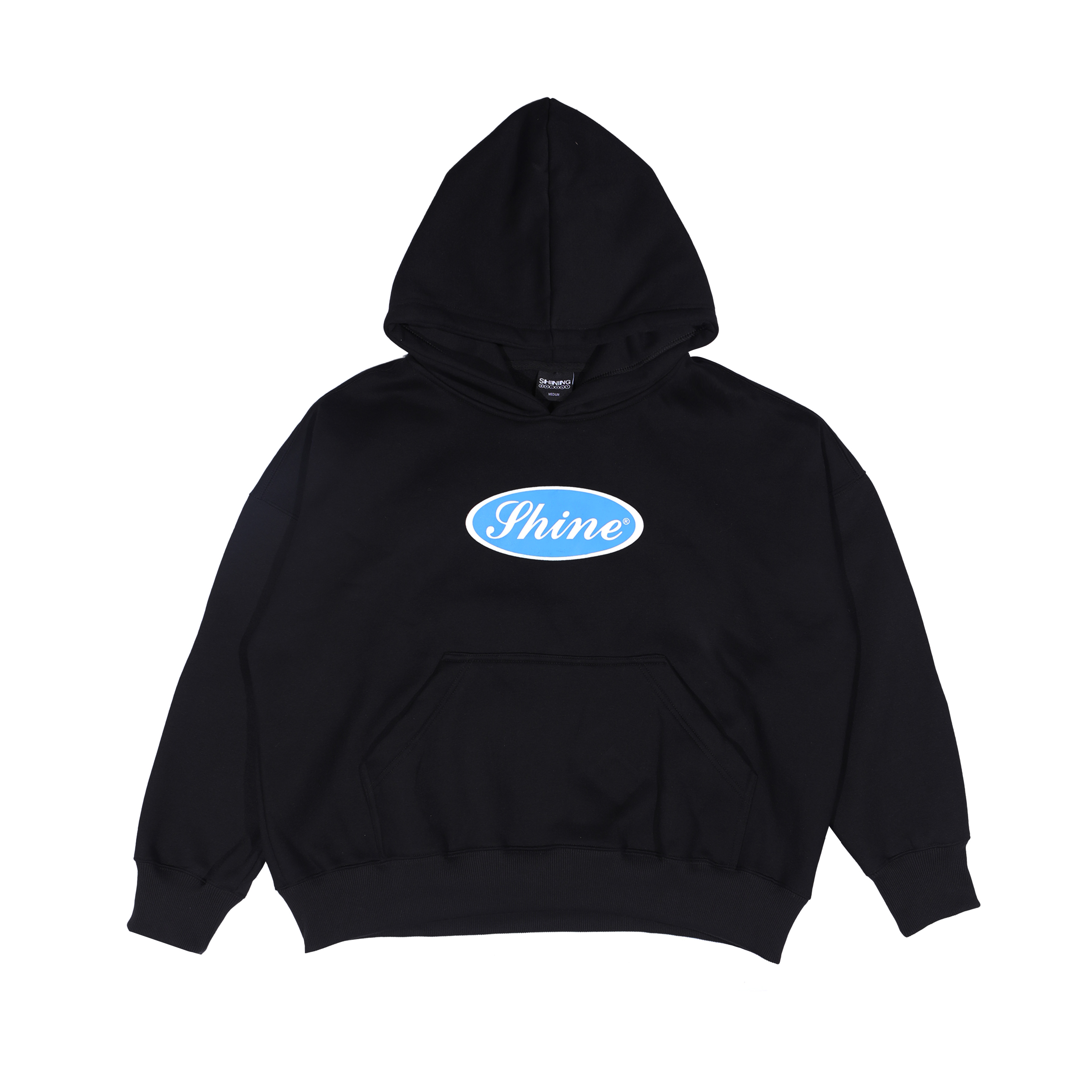 Shining Bright Blooming Pullover Hoodie - Black