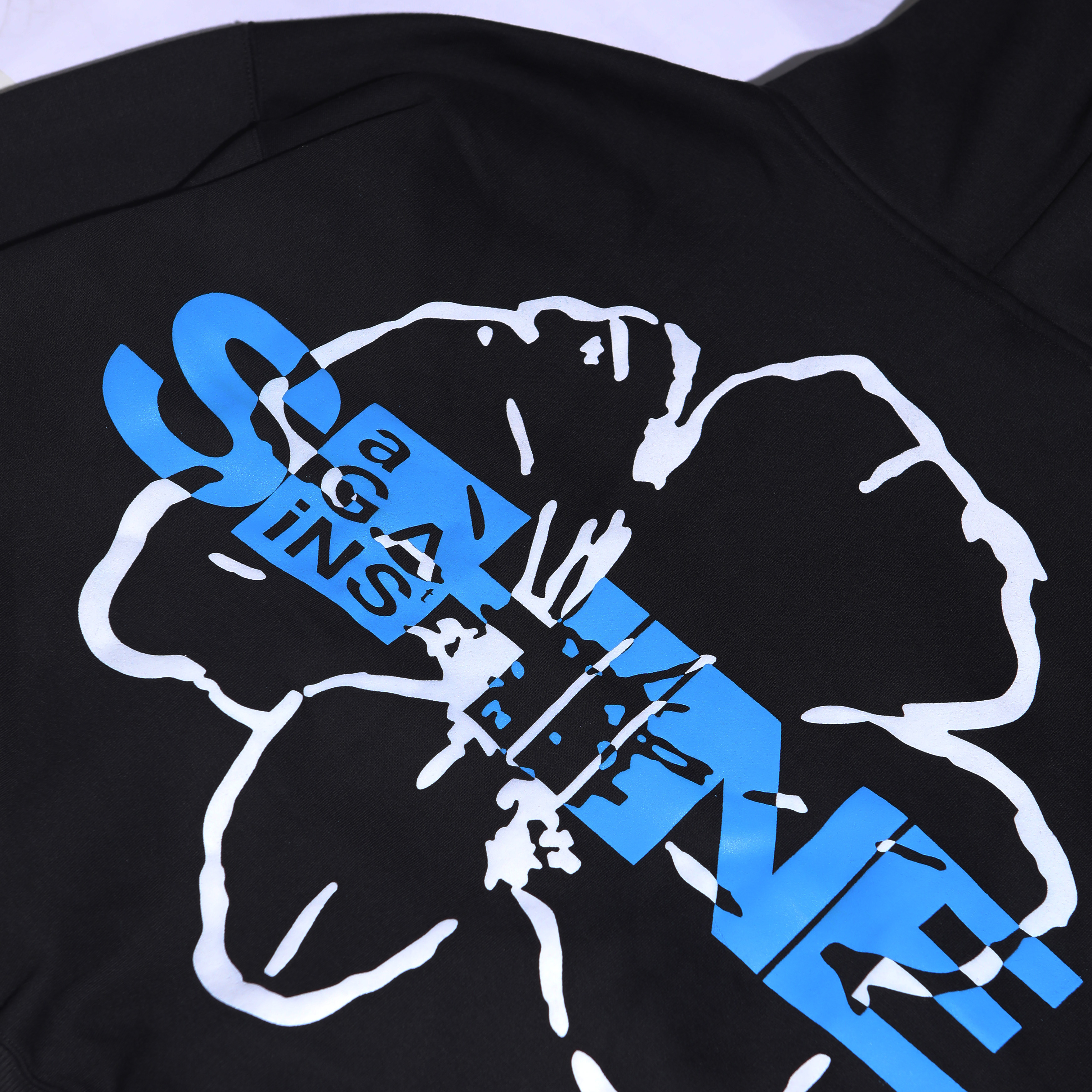 Shining Bright Blooming Pullover Hoodie - Black