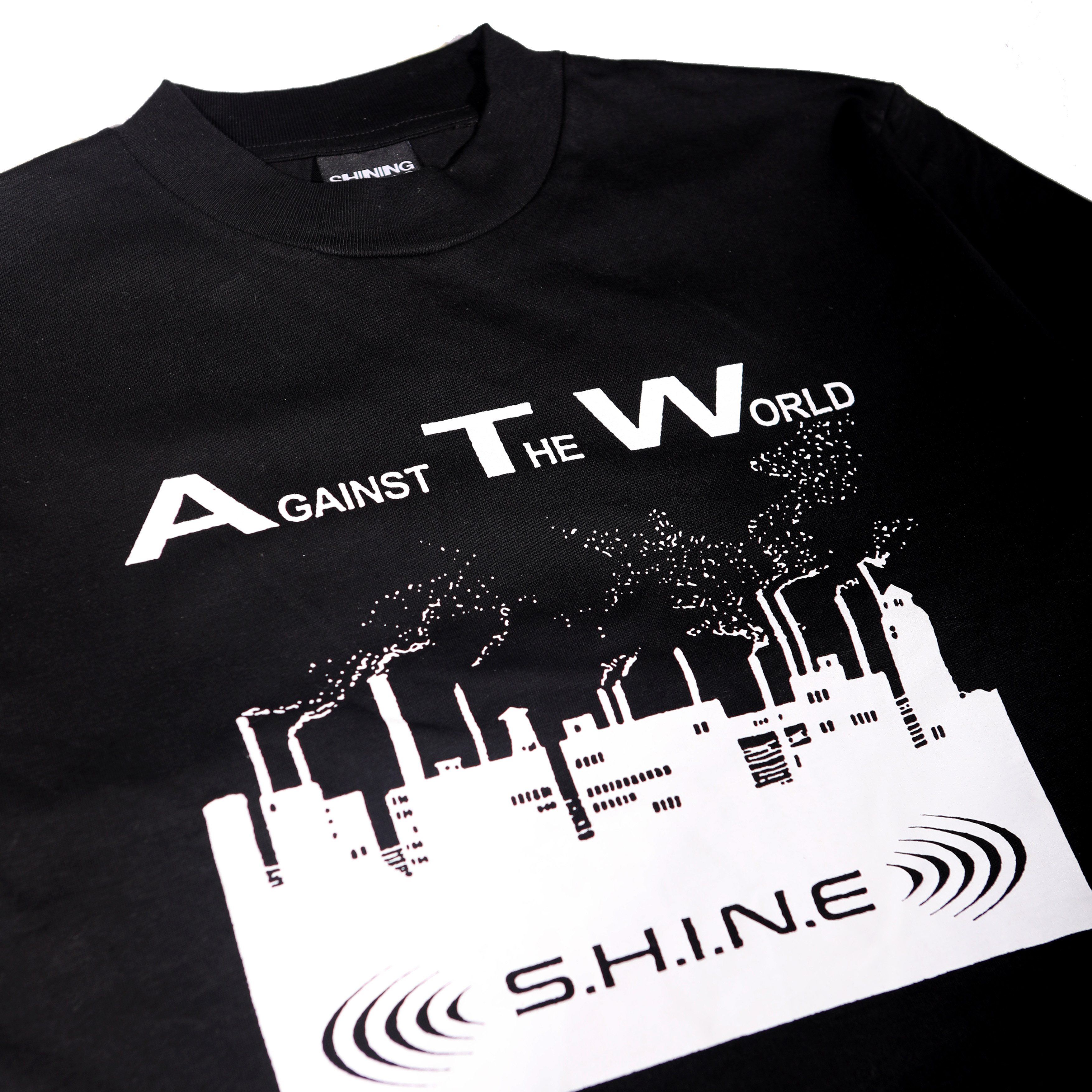 Shining Bright Against Longsleeve Tshirt - Black