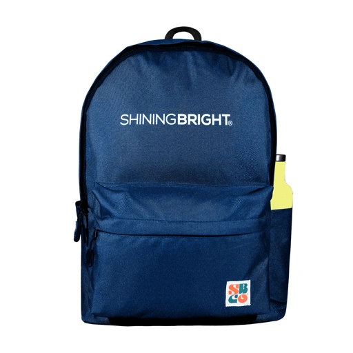 Image of Shining Bright Wave Backpack - Navy