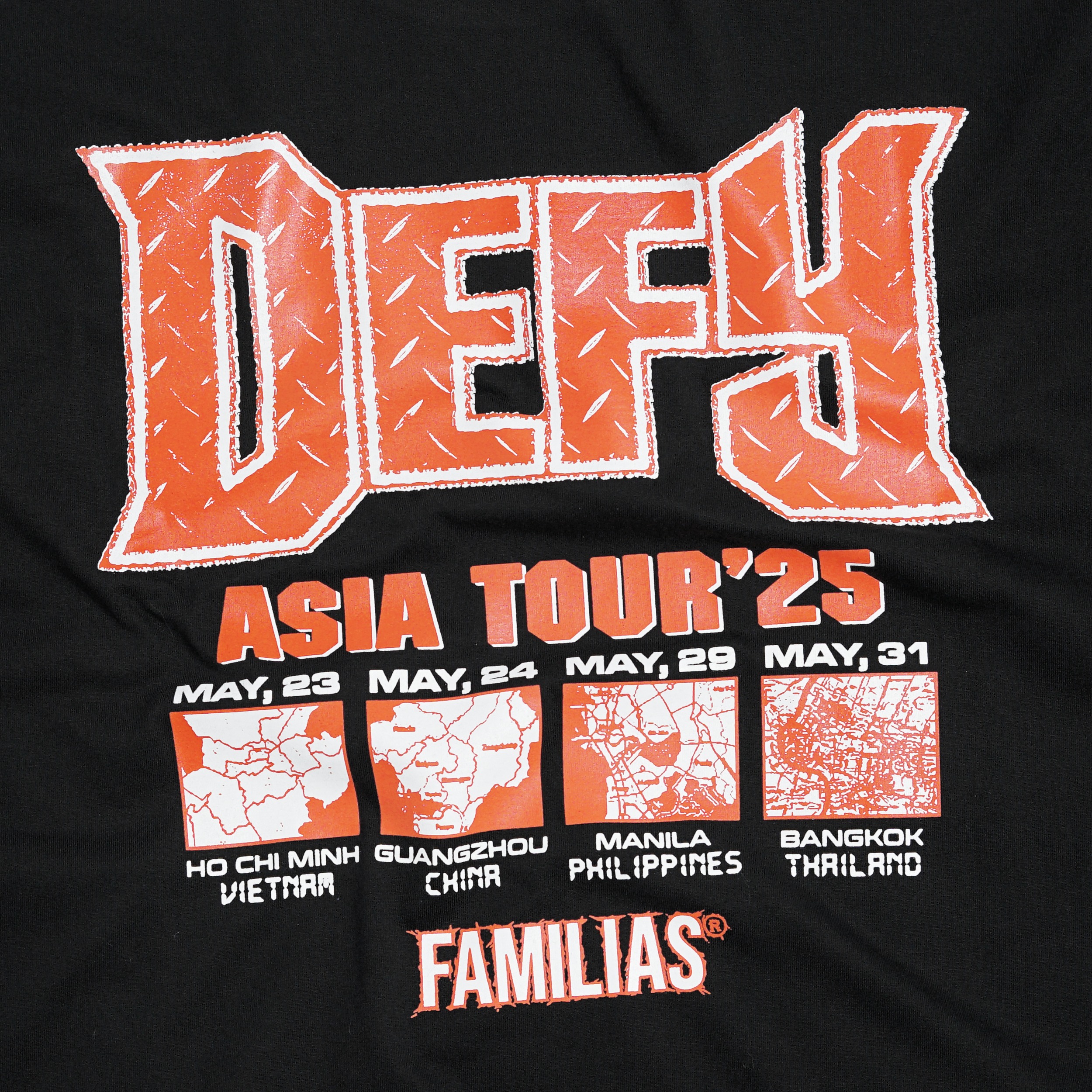 Familias® x Defy - Black T-Shirt - Defy Bc