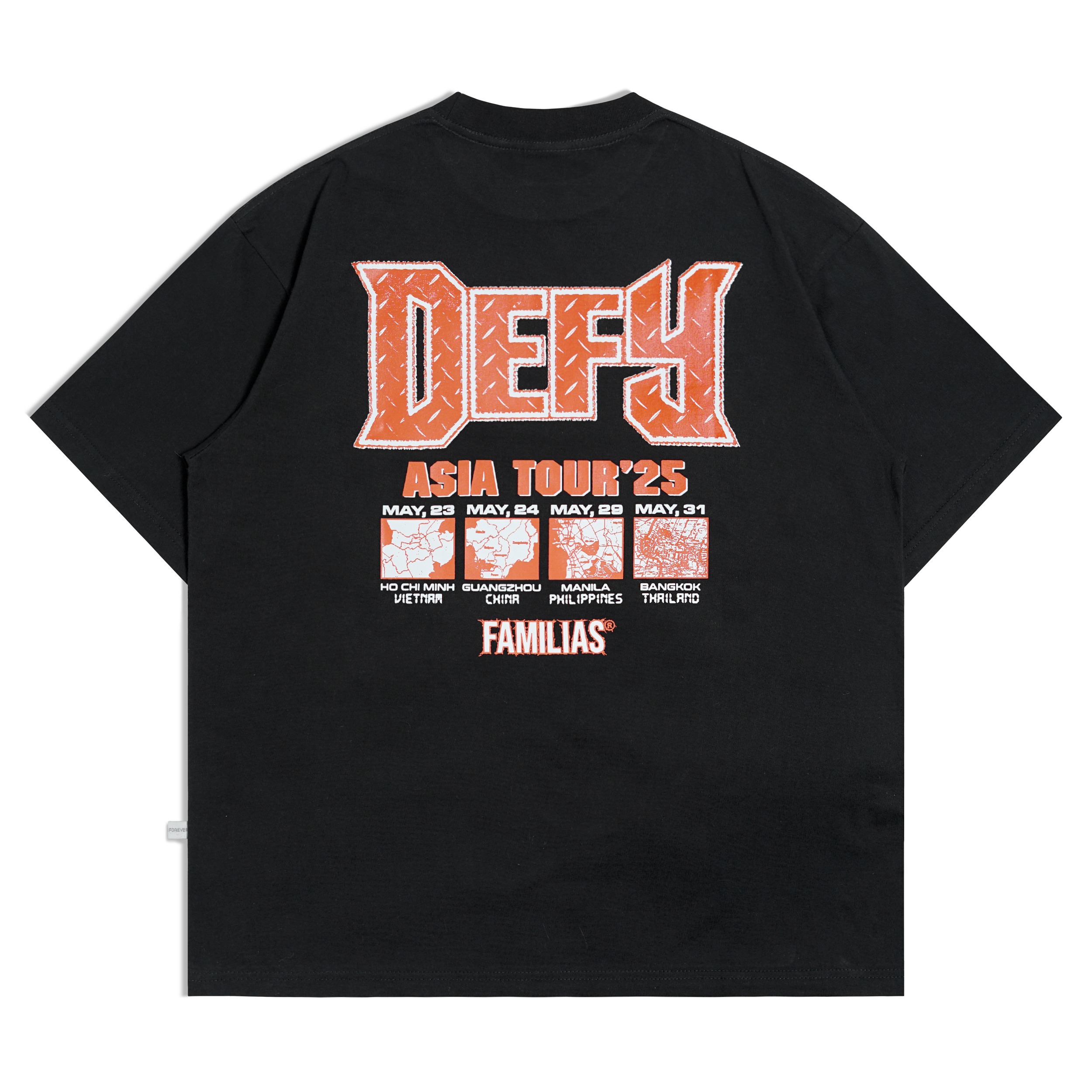 Familias® x Defy - Black T-Shirt - Defy Bc