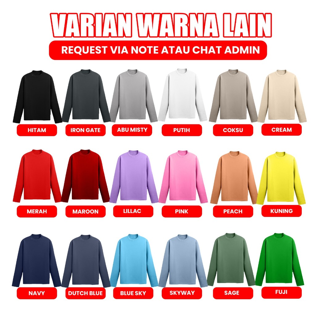 ORORA Kaos Pria Lengan Panjang Distro Korea Cute Koala - Kaos Baju Unisex Lengan Panjang KP NORK 1