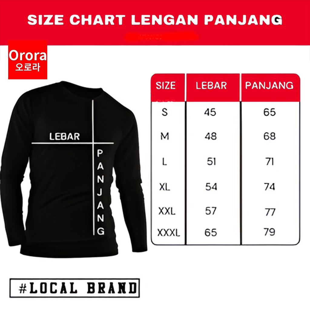ORORA Kaos Pria Lengan Panjang Distro Korea Cute Koala - Kaos Baju Unisex Lengan Panjang KP NORK 1