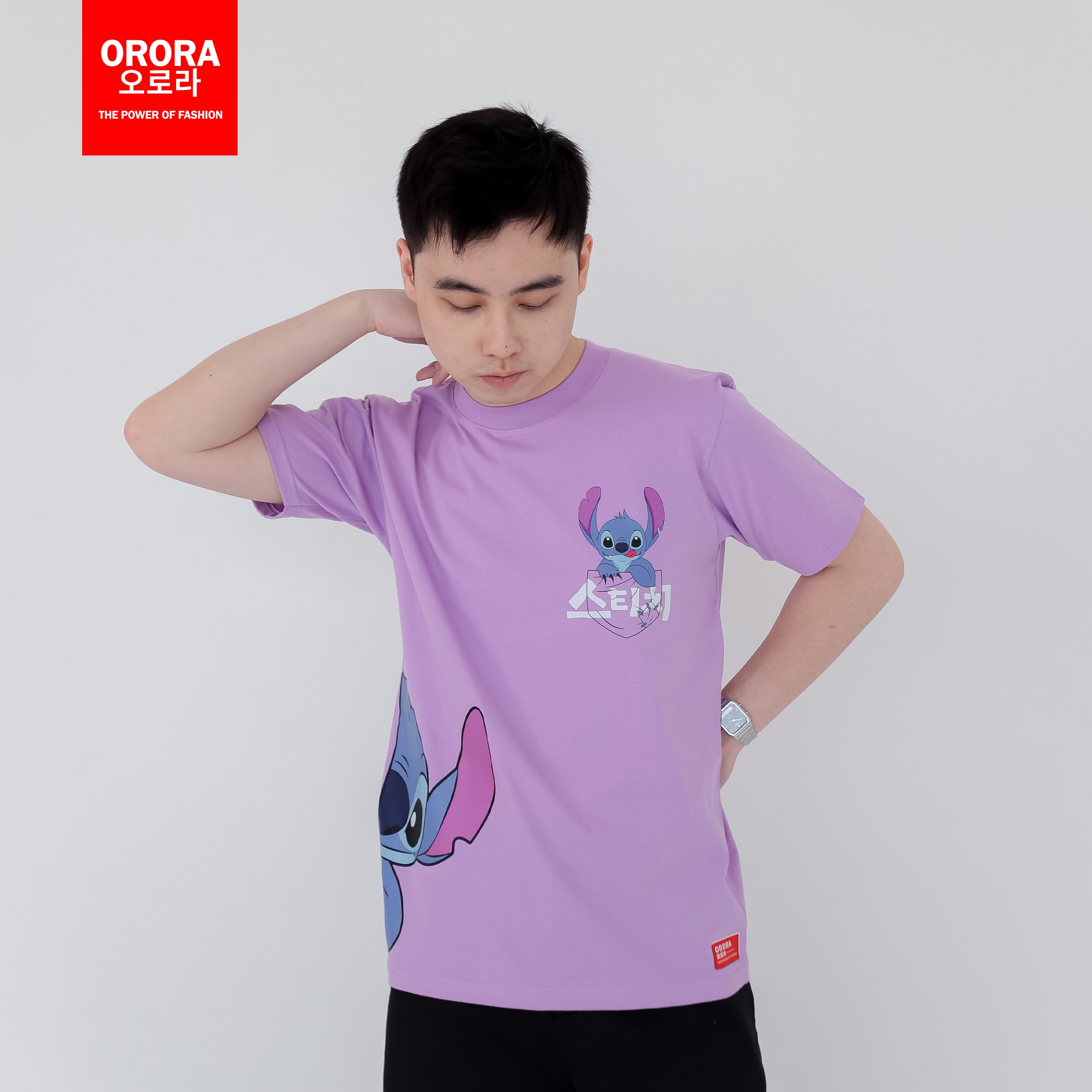 Orora Kaos Pria Distro Cartoon Cute Blue Monster - T-shirt Unisex Baju Lengan Pendek Sablon ORKL 76