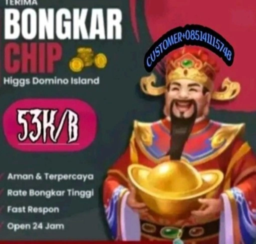 Image of Bongkar chip domino island terpecaya