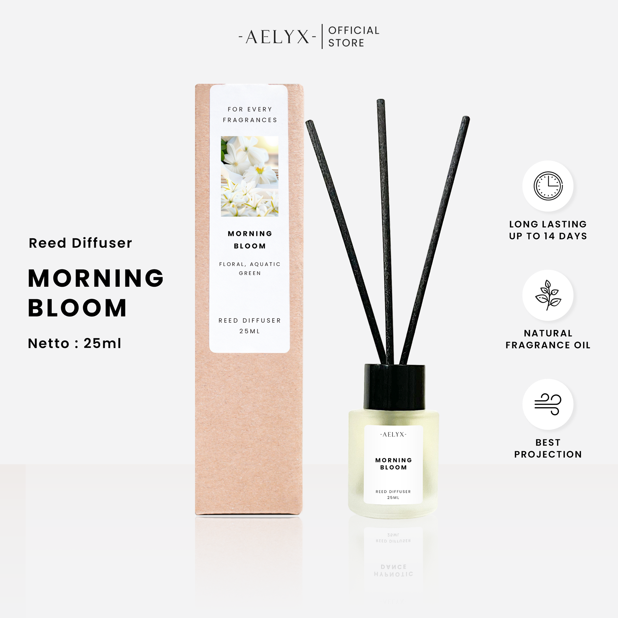 Aelyx Reed Diffuser Morning Bloom 25ml