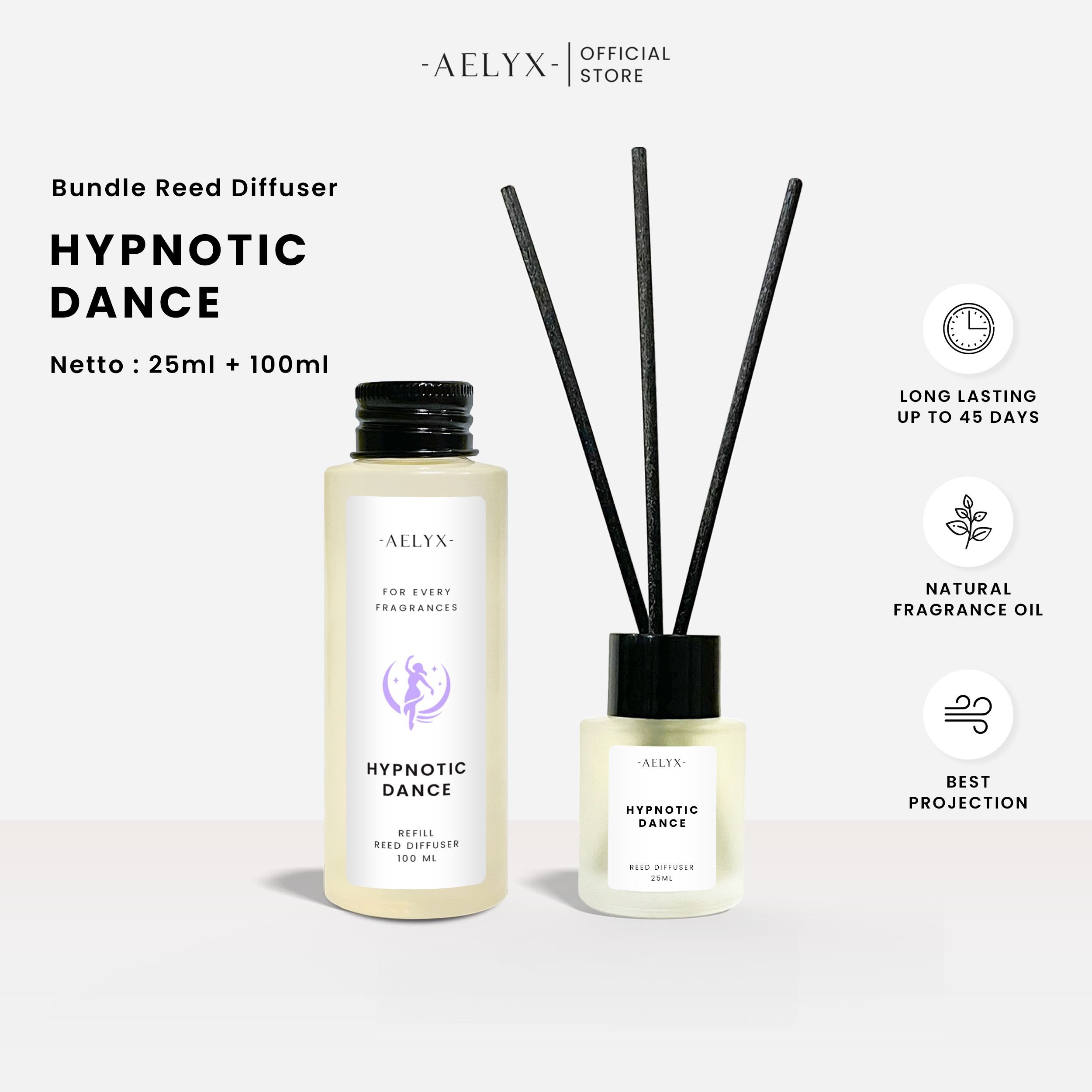 Aelyx Bundle Diffuser Hypnotic Dance 125ml