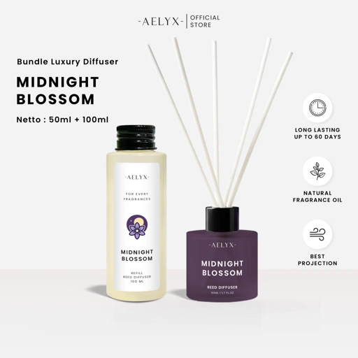 Image of Aelyx Bundle Diffuser Midnight Blossom 150ml