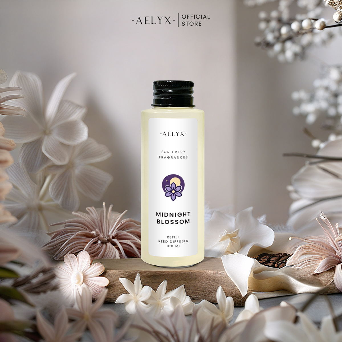 Aelyx Refill Reed Diffuser Midnight Blossom 100ml