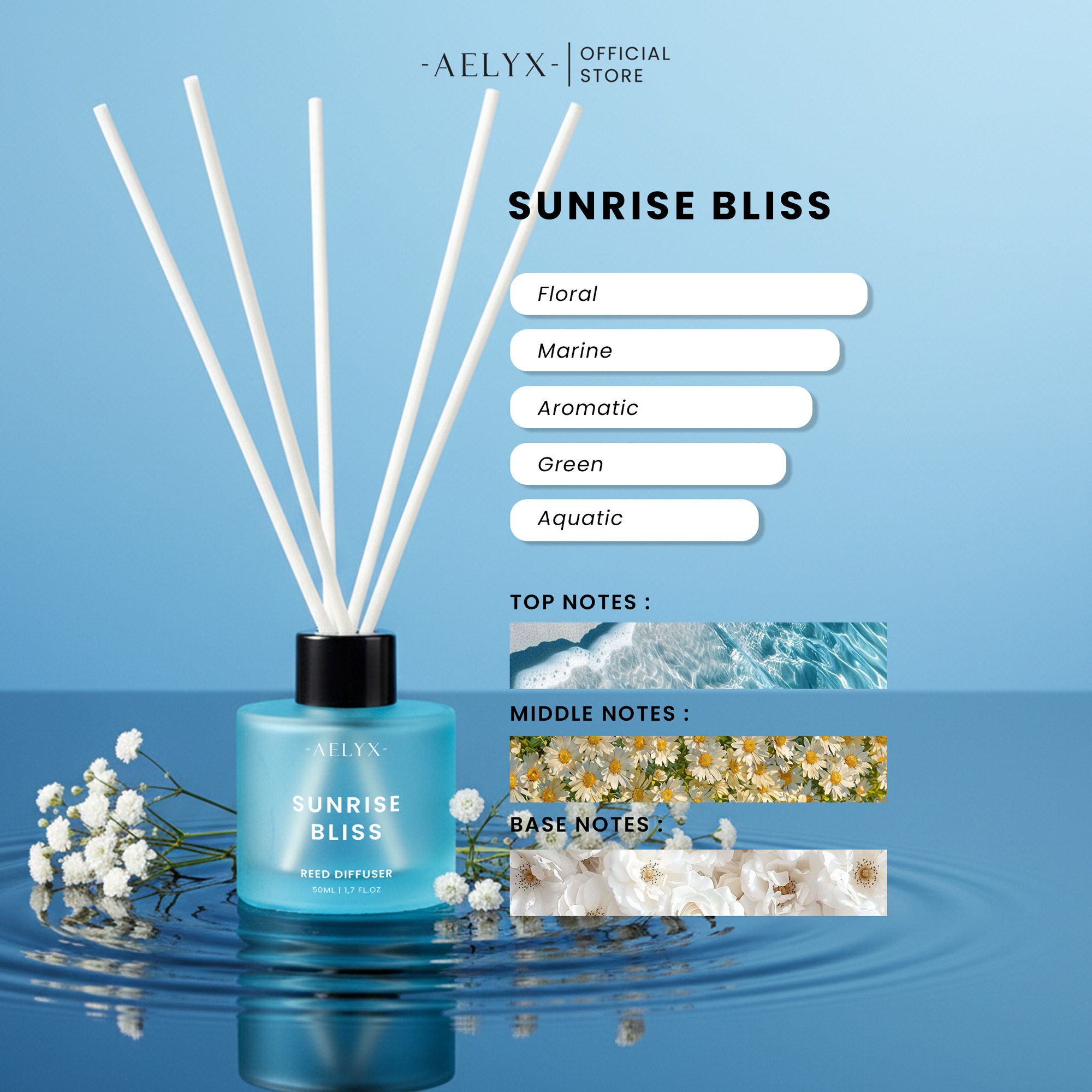 Aelyx Diffuser Sunrise Bliss 50ml