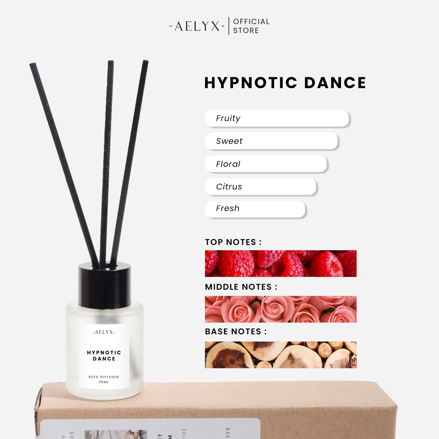 Aelyx Reed Diffuser Hypnotic Dance 25ml