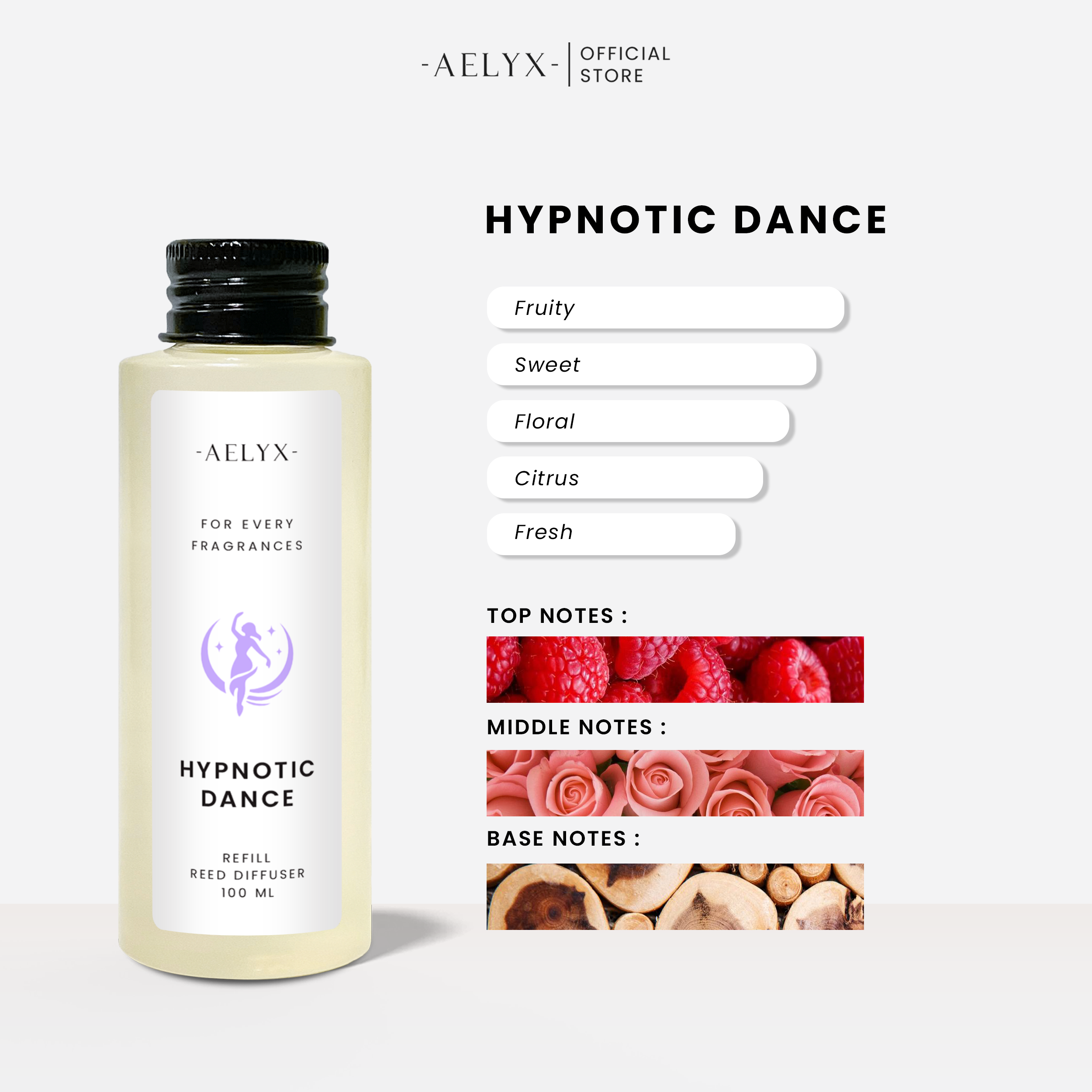 Aelyx Refill Reed Diffuser Hypnotic Dance 100ml