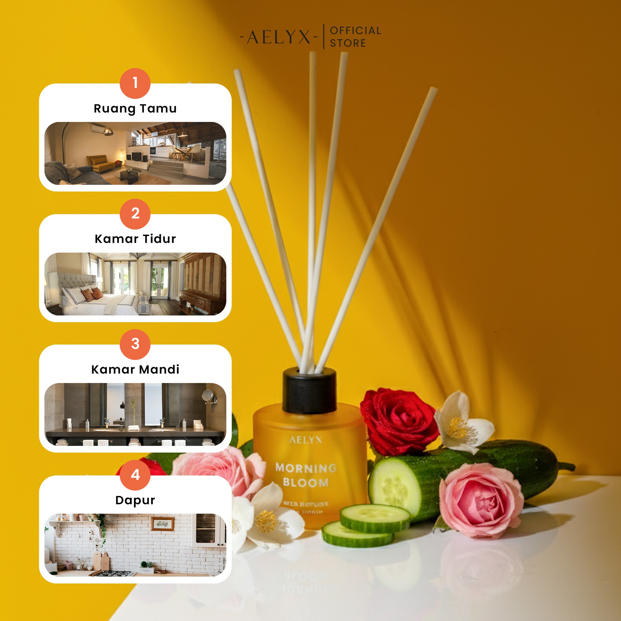 Aelyx Diffuser Morning Bloom 50ml