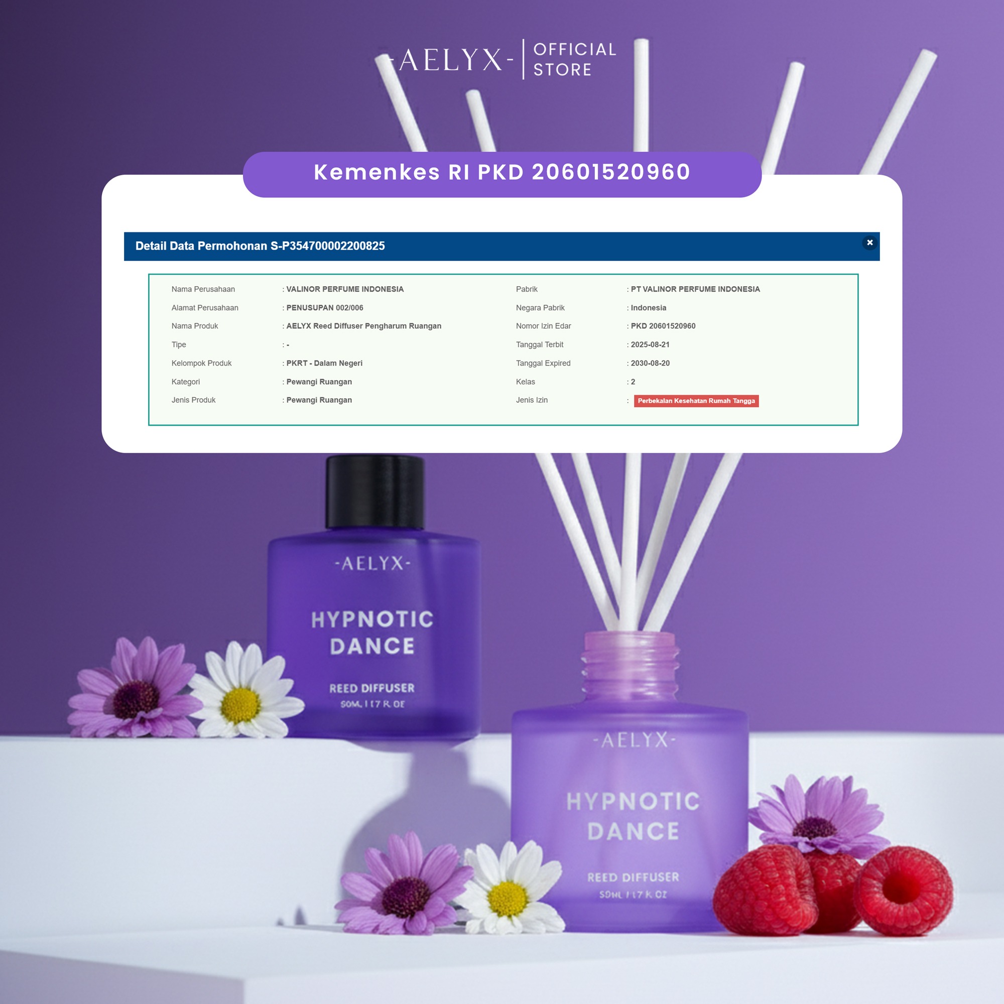 Aelyx Bundle Diffuser Hypnotic Dance 150ml