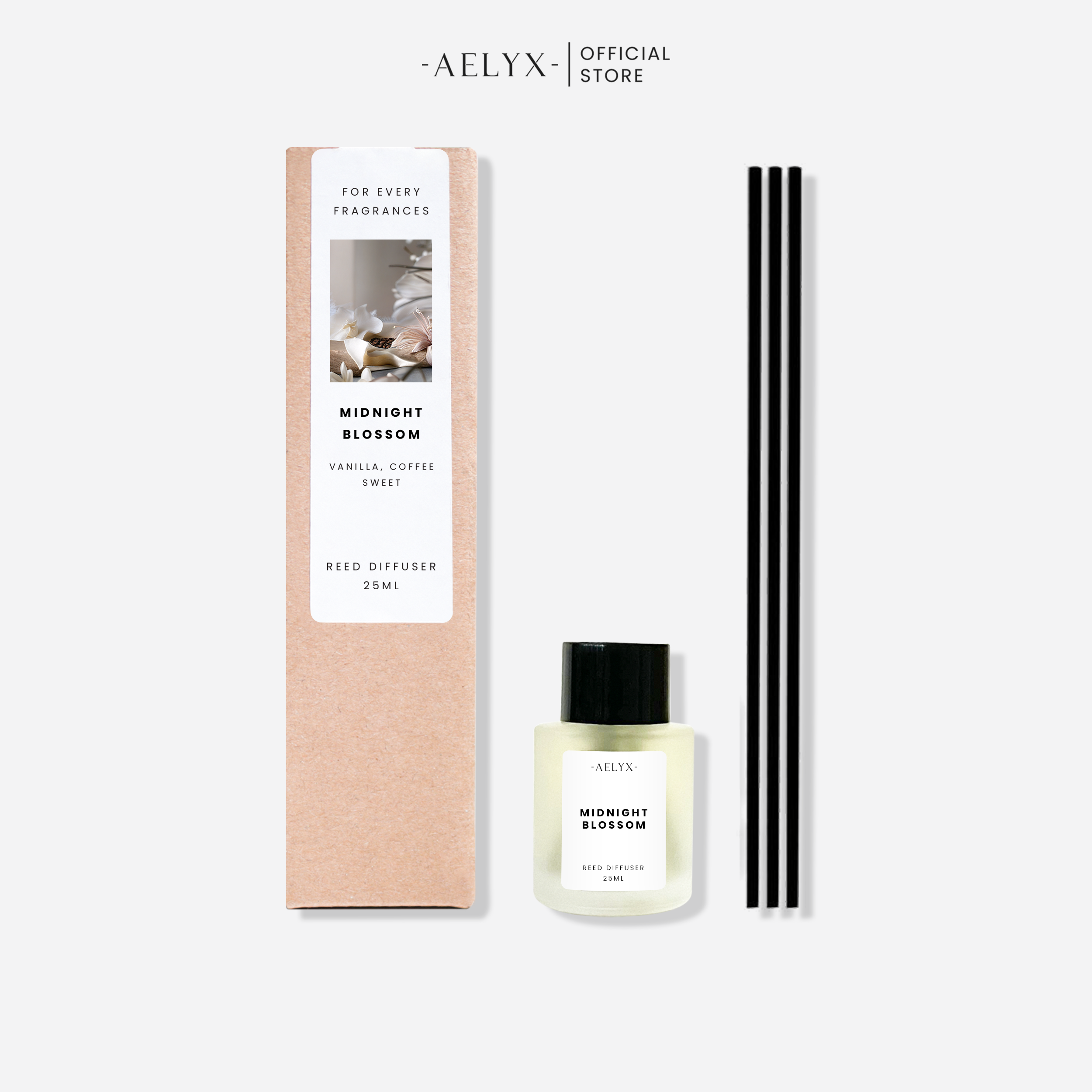 Aelyx Reed Diffuser Midnight Blossom 25ml