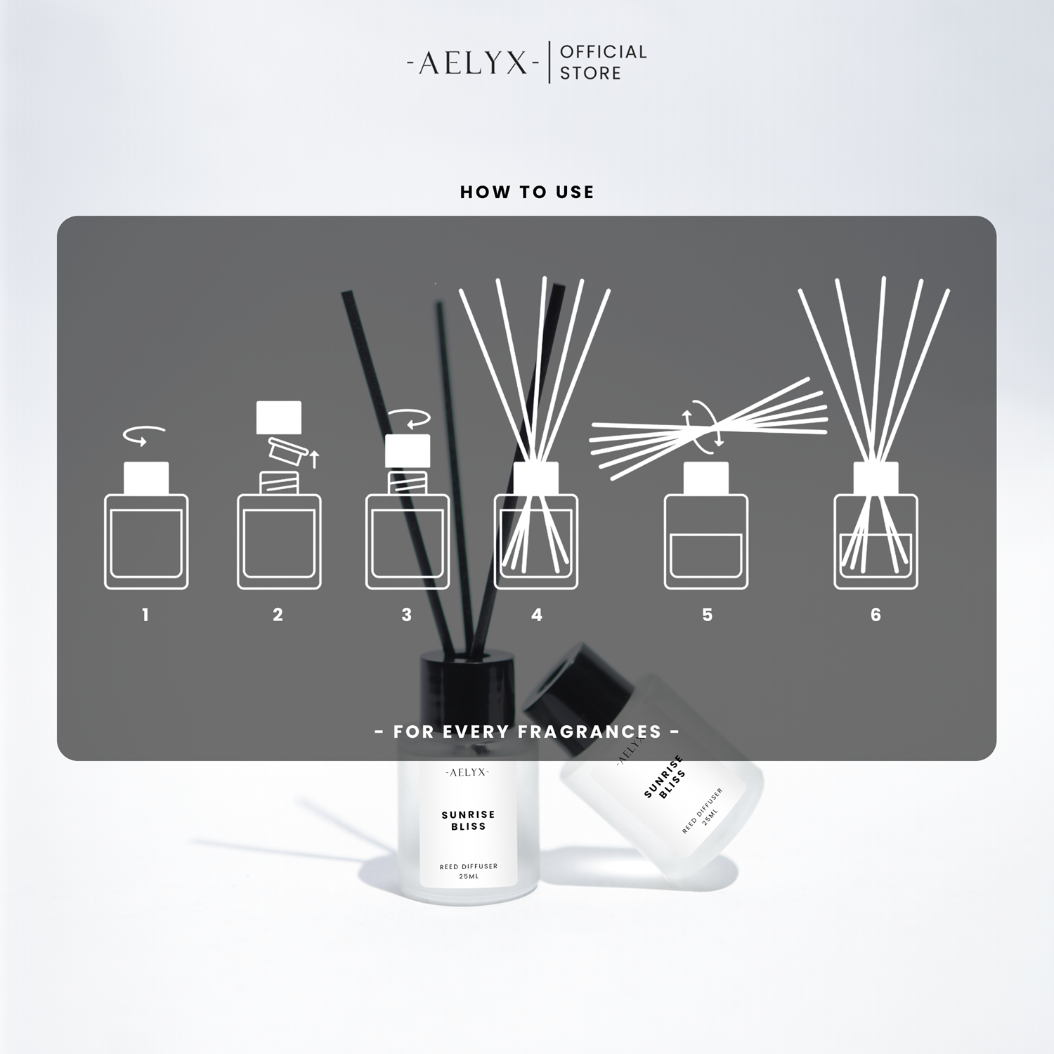 Aelyx Bundle Diffuser Sunrise Bliss 125ml