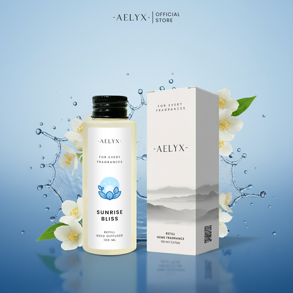Aelyx Refill Reed Diffuser Sunrise Bliss 100ml