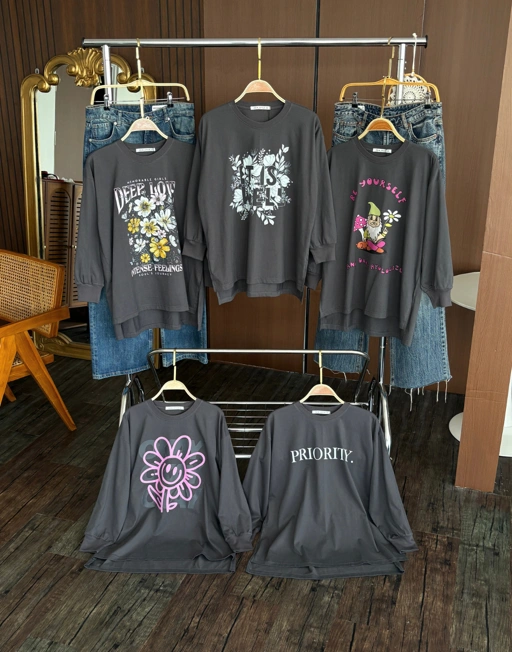 Image of Tshirt LS Grey