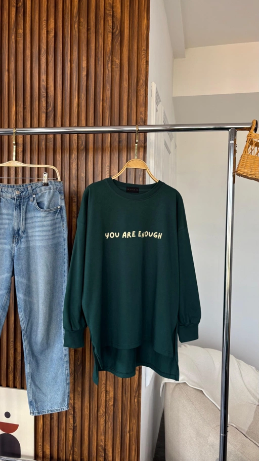Image of Tshirt LS Emerald You Are Enough 