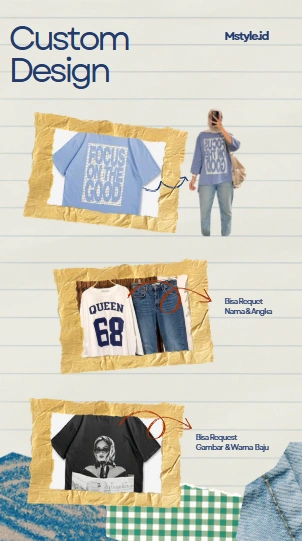 Image of Tshirt Custom Design Suka Suka Mstyle