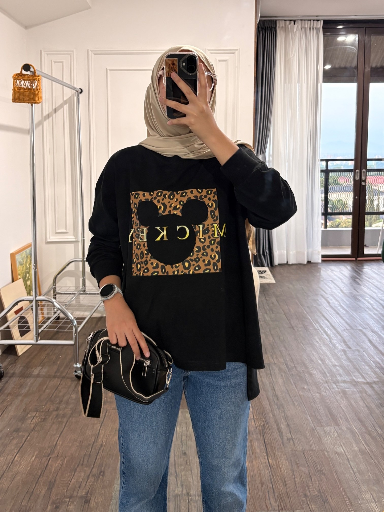 Tshirt LS Black