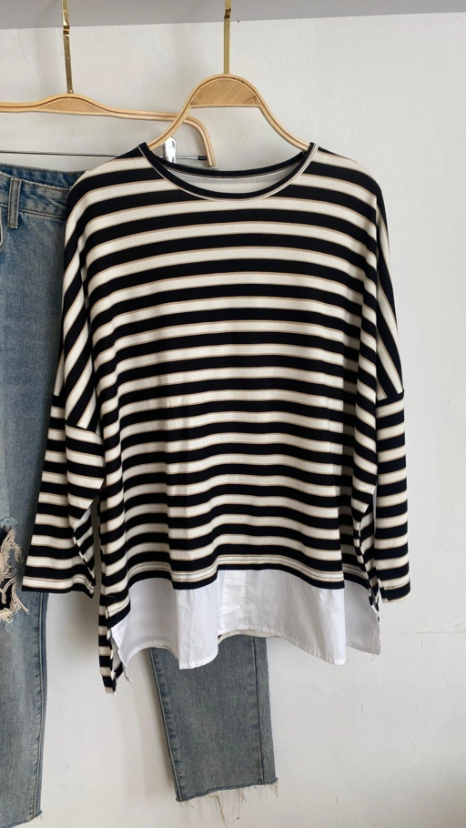 Image of Tshirt Lea Mix Stripe