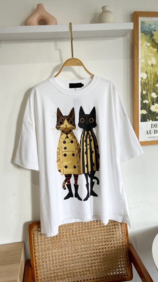 Image of Tshirt OV Cat Man 