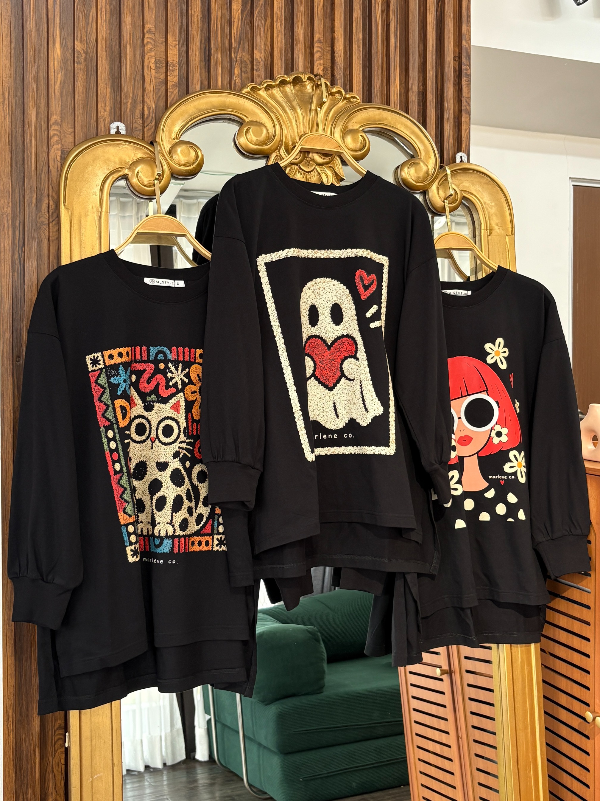 Tshirt LS Black
