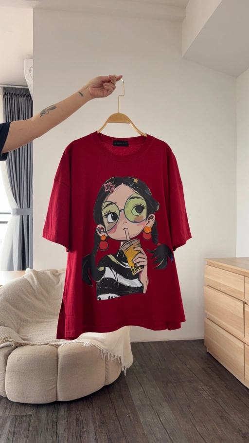 Image of Tshirt OV Drinking Maroon