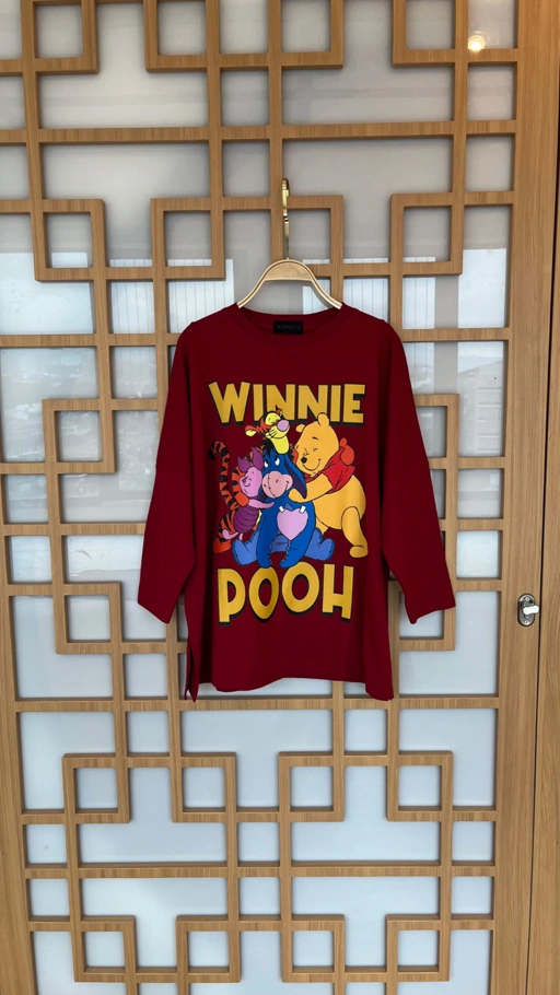 Image of Tshirt Winnie & Friends Maroon (TB)