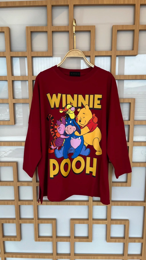 Image of Tshirt Winnie & Friends Maroon (TB)