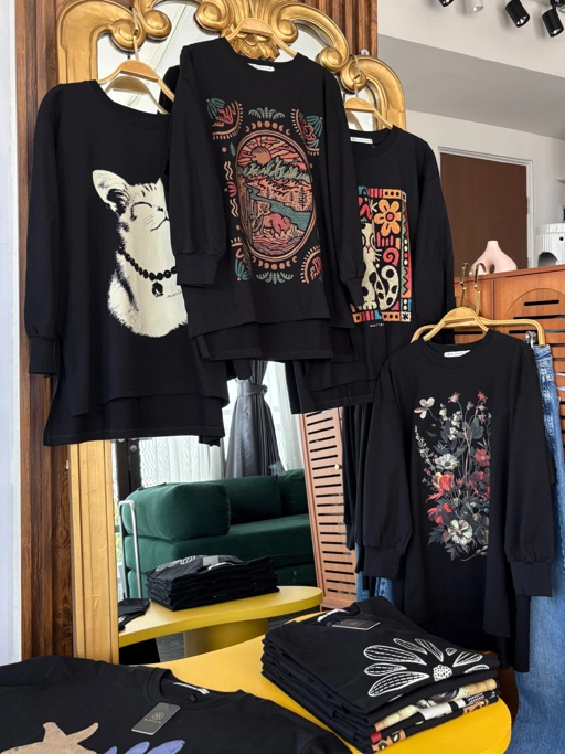 Tshirt LS Black